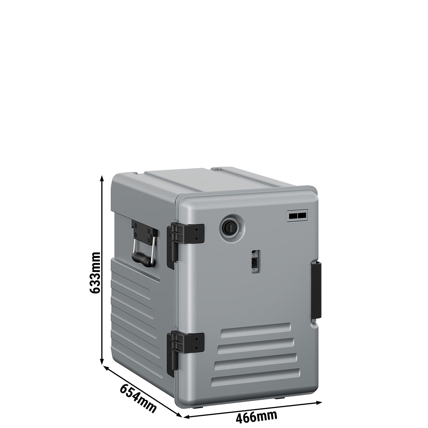 Thermobox - Chargement par l’avant - GN 1/1 - 83L - 510x670x660mm - chauffant - pour 12x GN 1/1