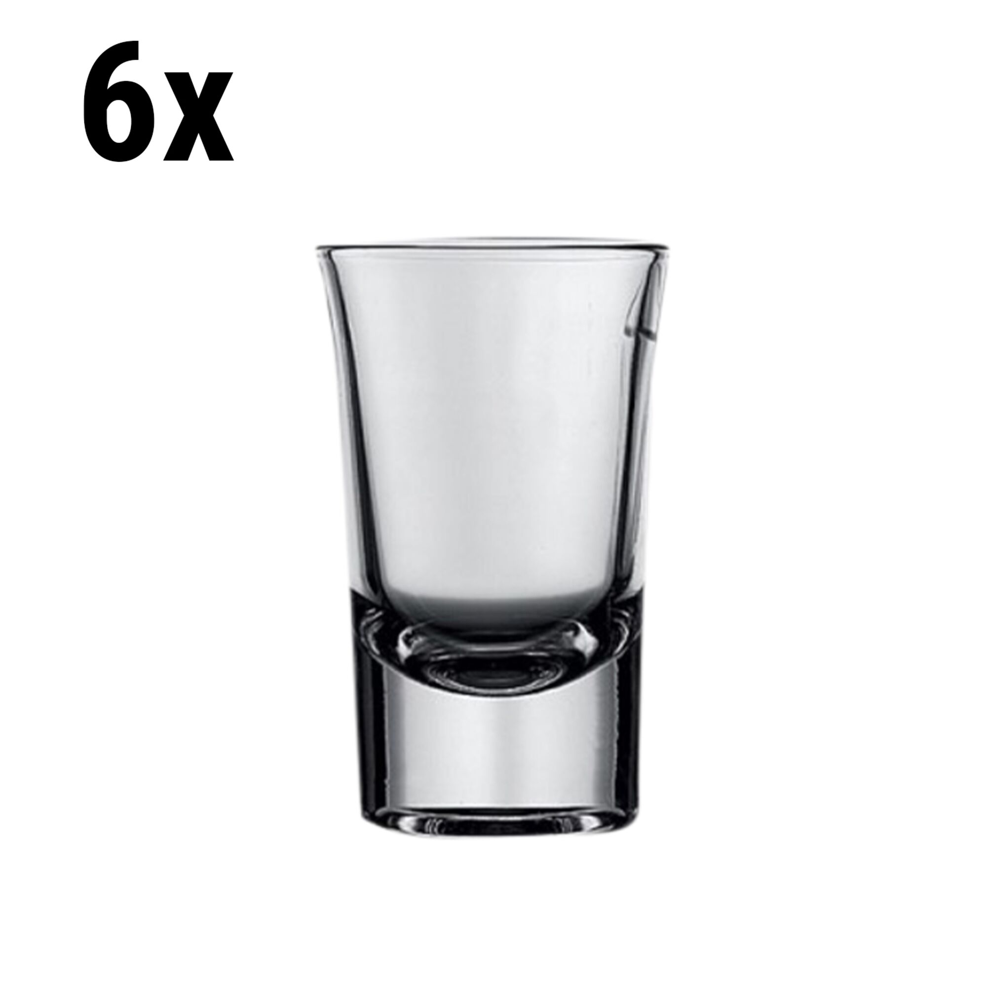 (6 Stück) - Schnapsglas Mammoet - BUDGETLINE - 35ml