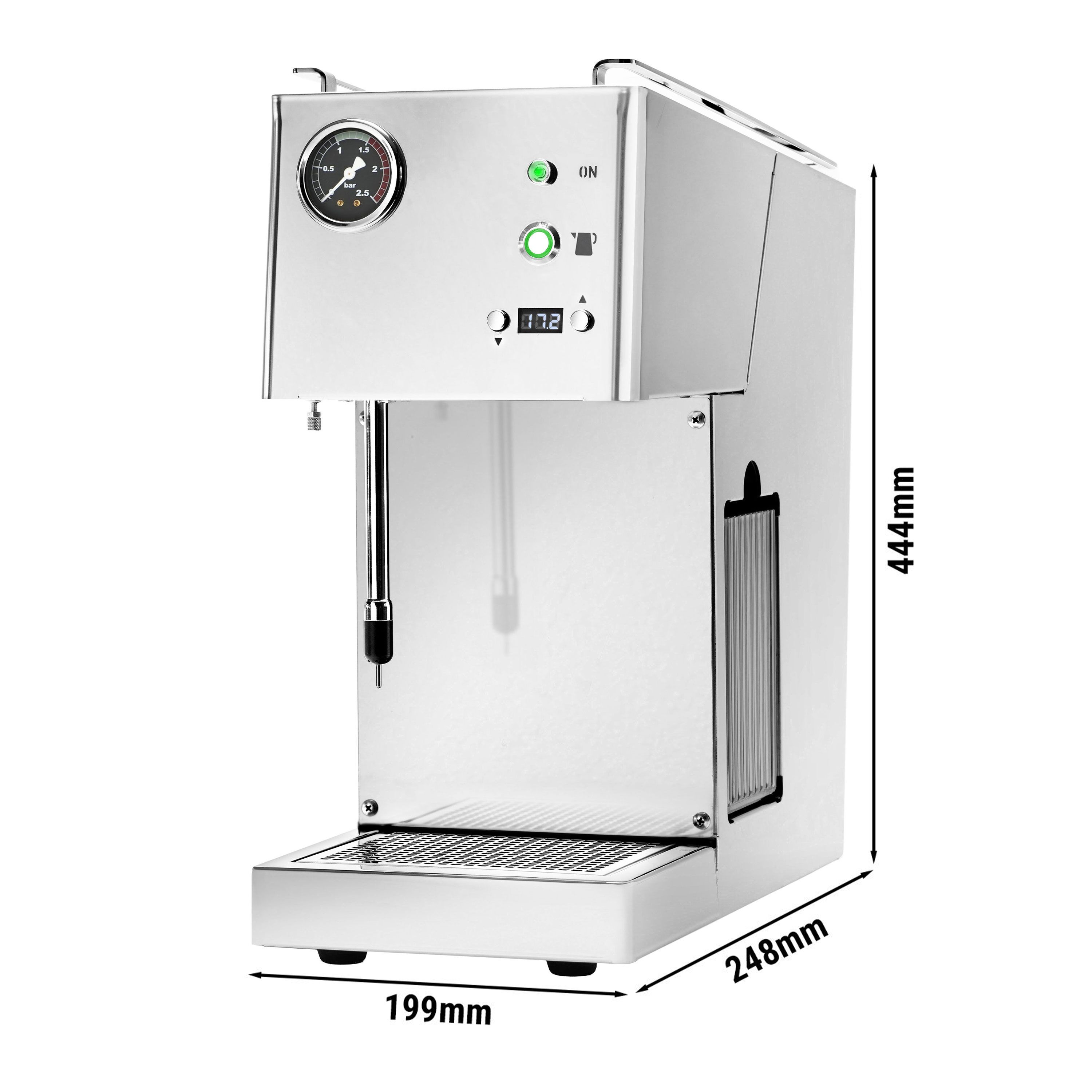 Professional Milk Frother - 1.8L - OLED Display