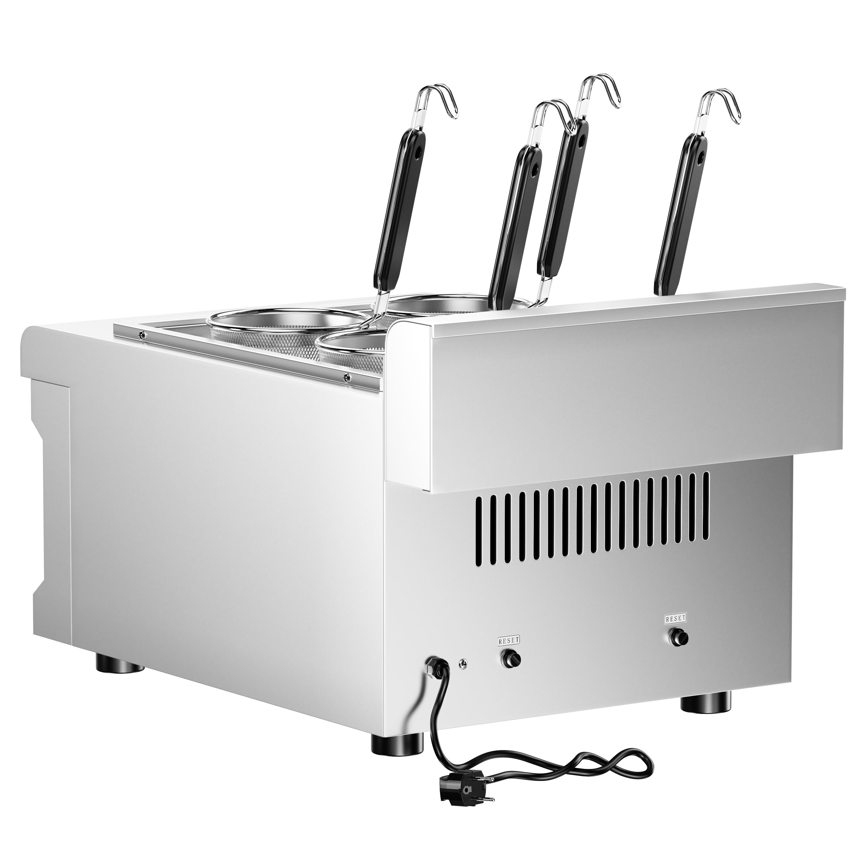 Cuiseur à pâtes électrique – 3 kW – incl. 4 paniers