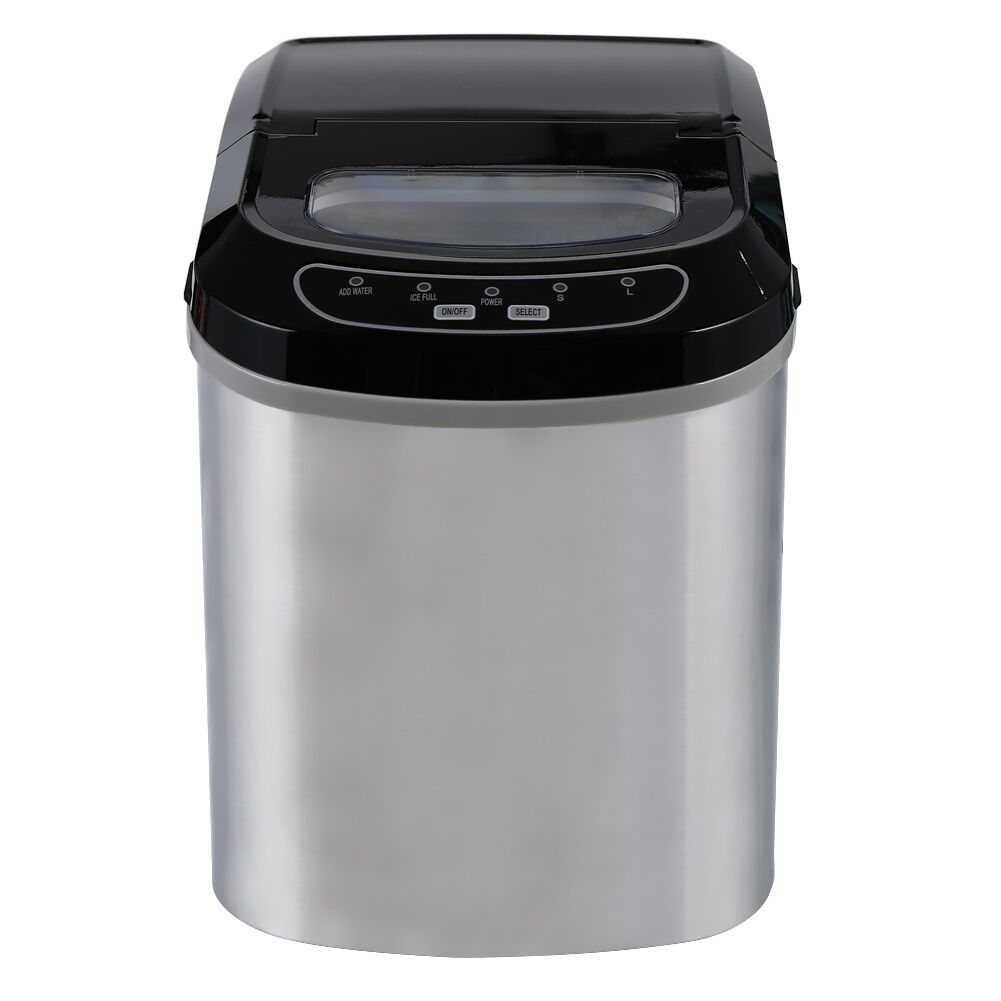 Eiswürfelmaschine - Hohlzylinder - 12 kg/24 h - Silber