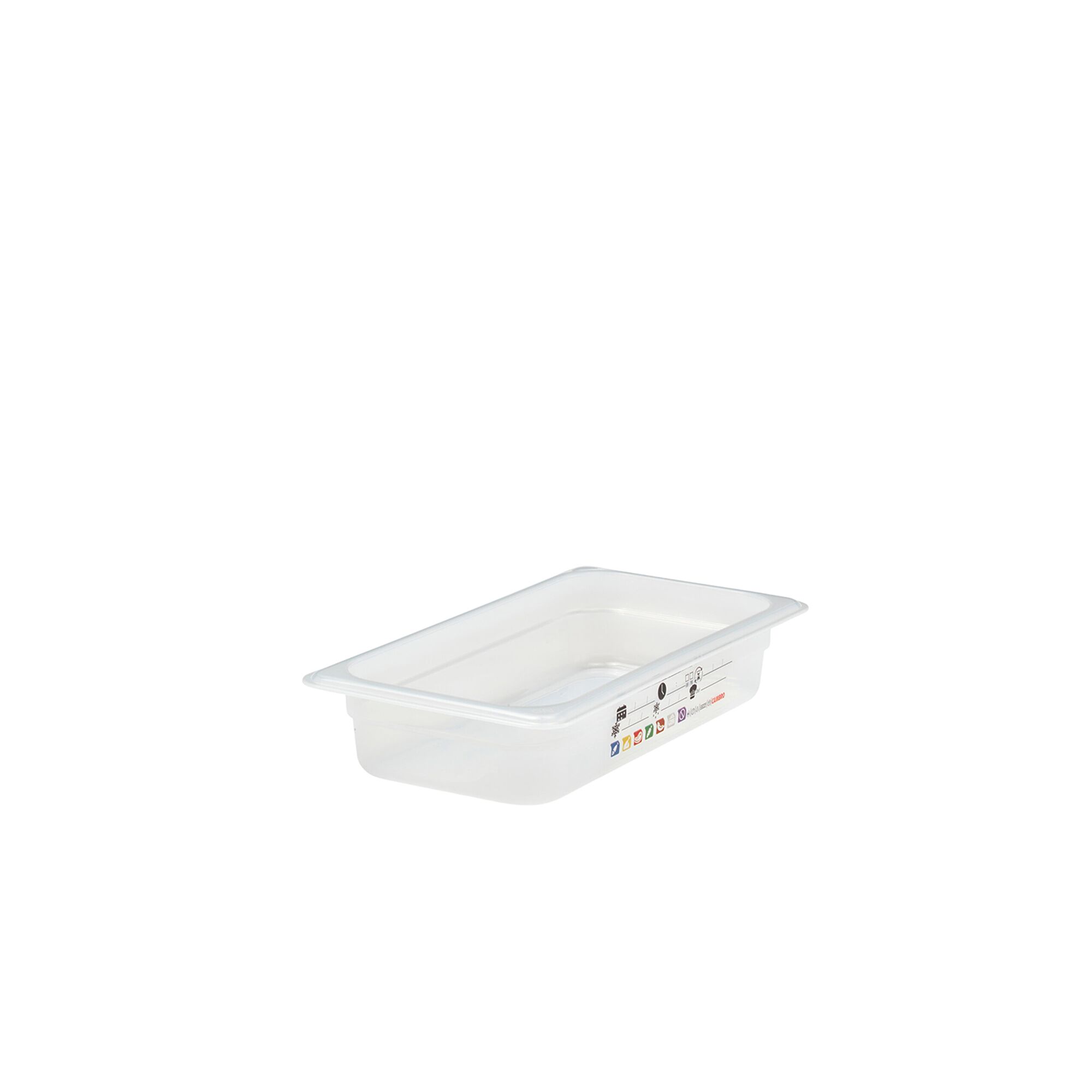 (6 pièces) CAMBRO | SafeTrak - Récipients en polypropylène GN 1/3 - laiteux - Hauteur : 65mm