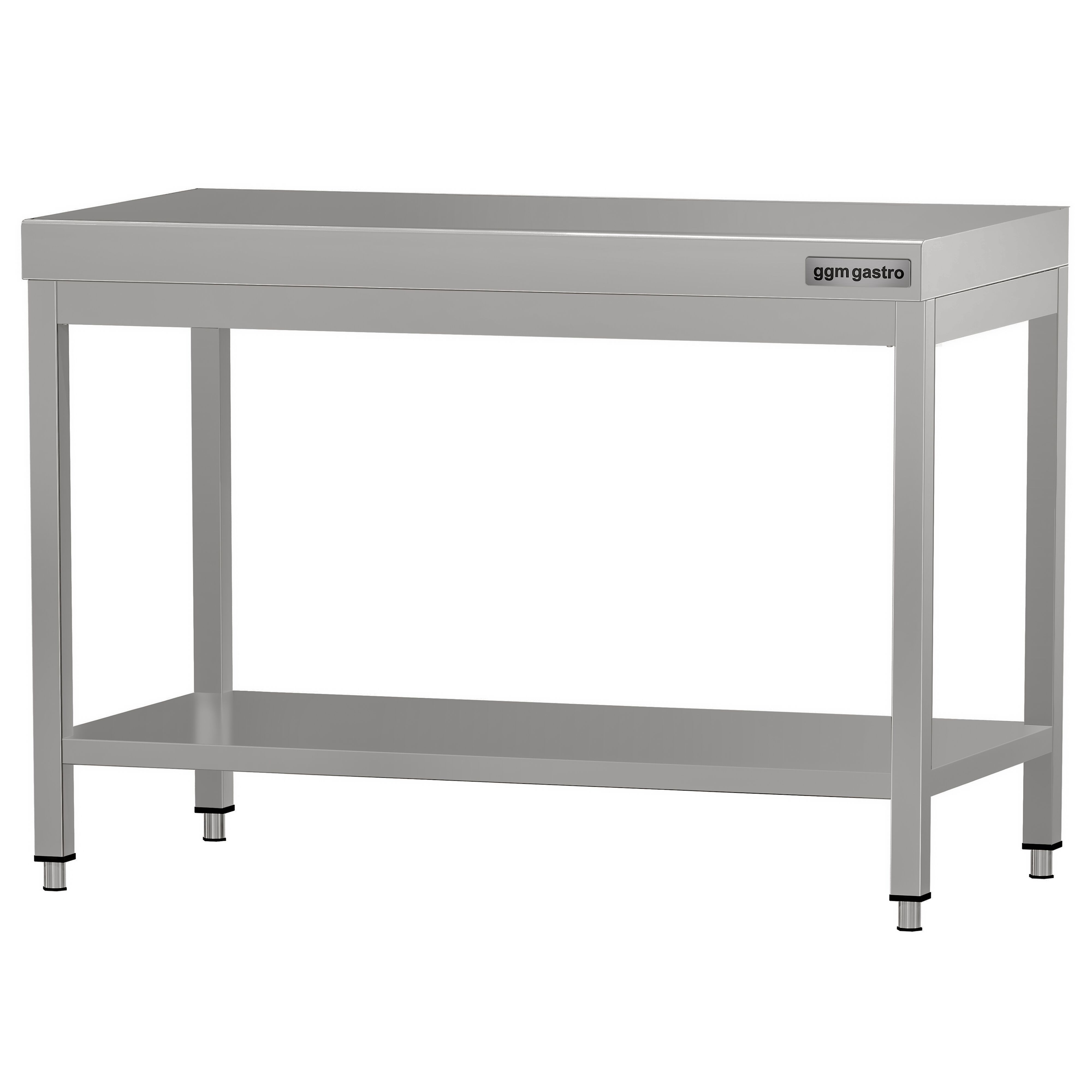 Table de travail en inox ECO – 1000 × 600 mm – avec tablette inférieure