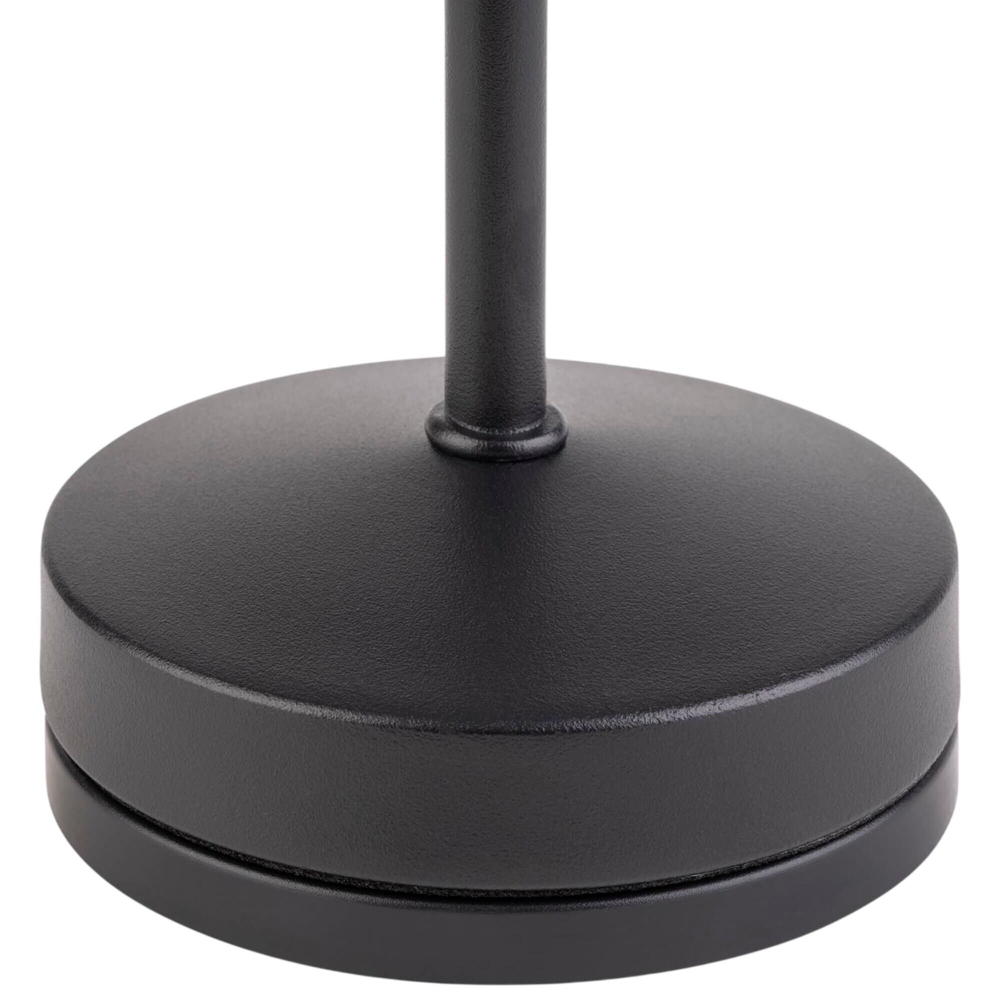 (4 pièces) Lampe de table – ALVA – dimmable en 3 niveaux – Ø 80 mm – Noir