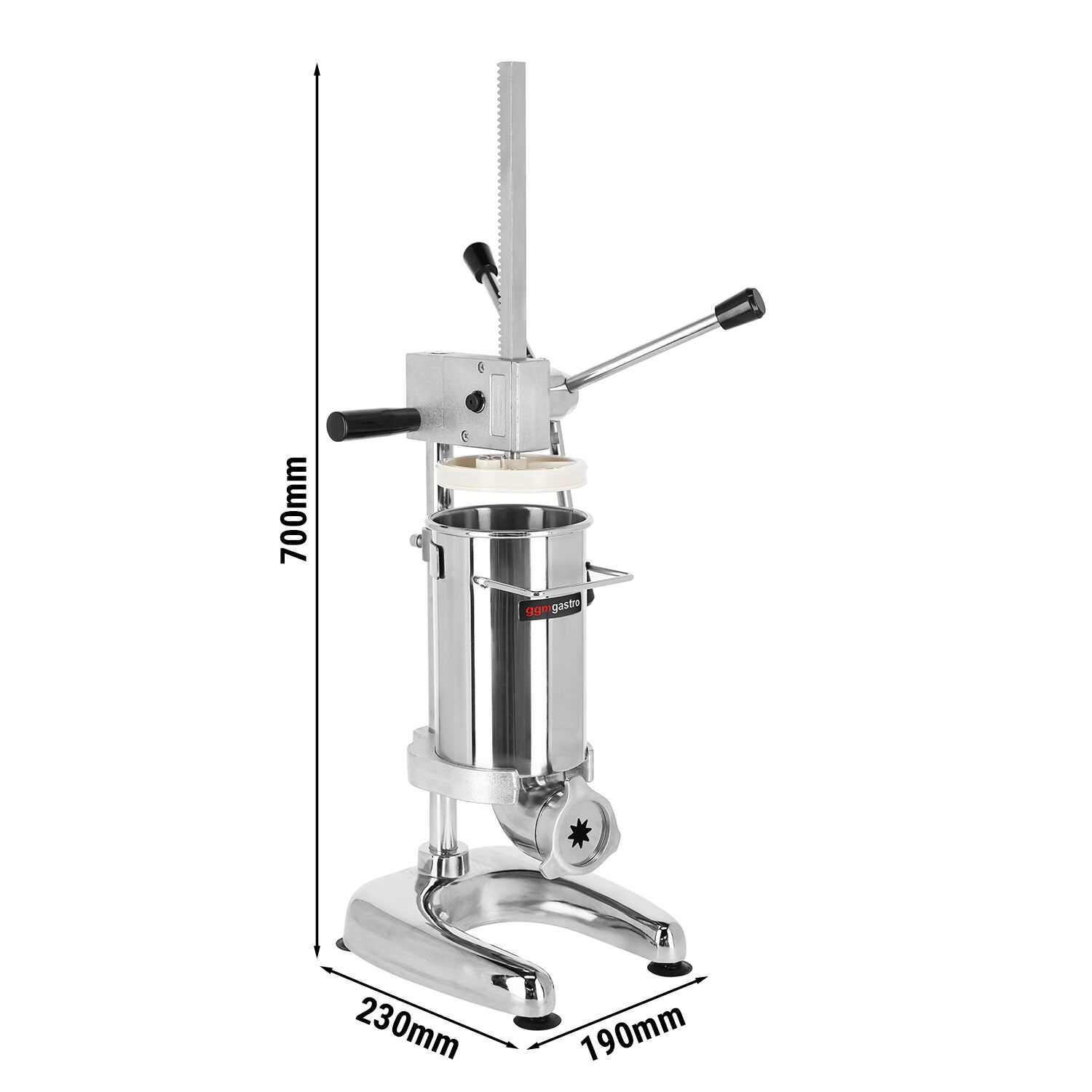 Machine à churros - 2 Litres - Manuelle - incl. 5 Embouts pour churros