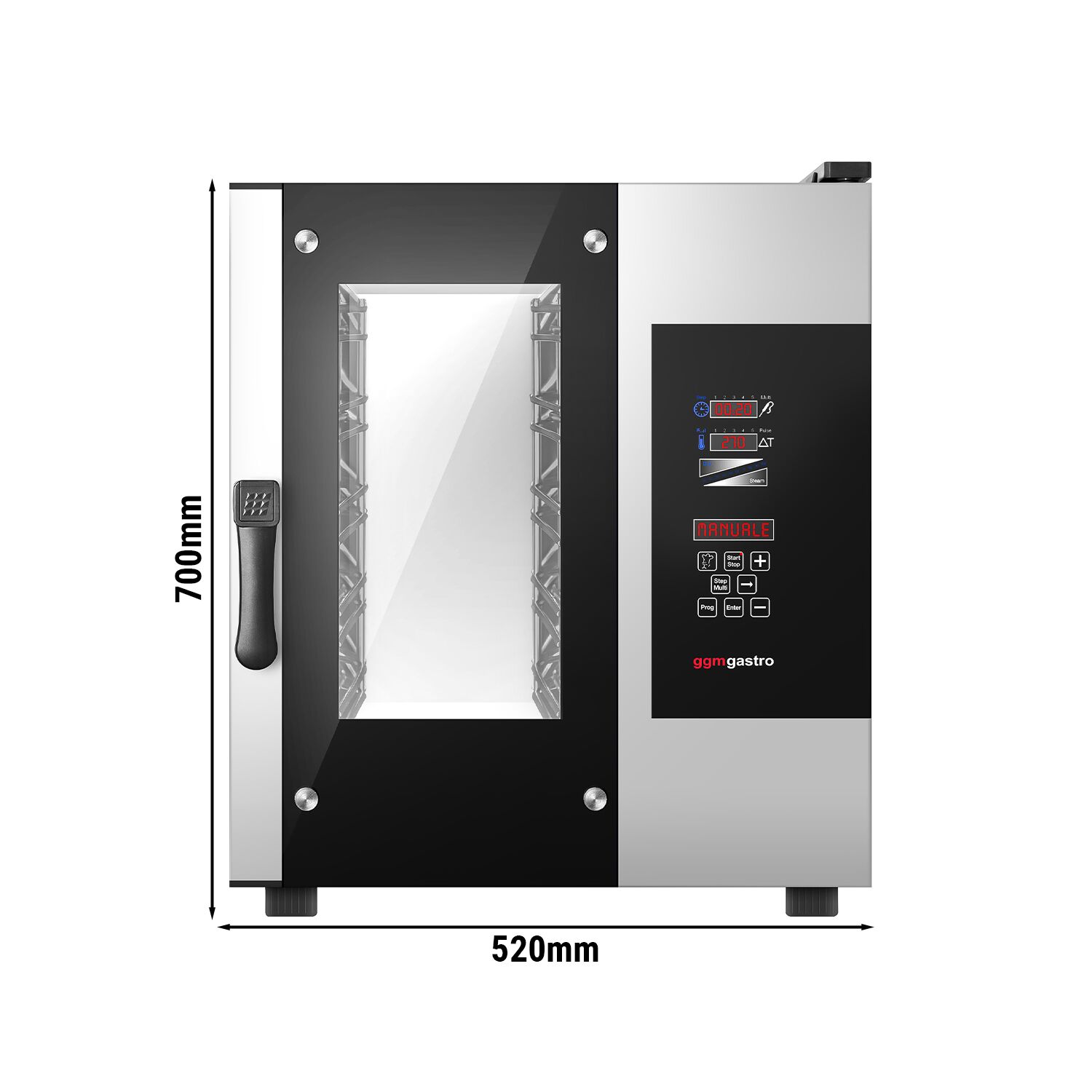 Kombidämpfer - Digital - 5x GN 1/1 - schmal - inkl. Waschsystem & Temperaturfühler