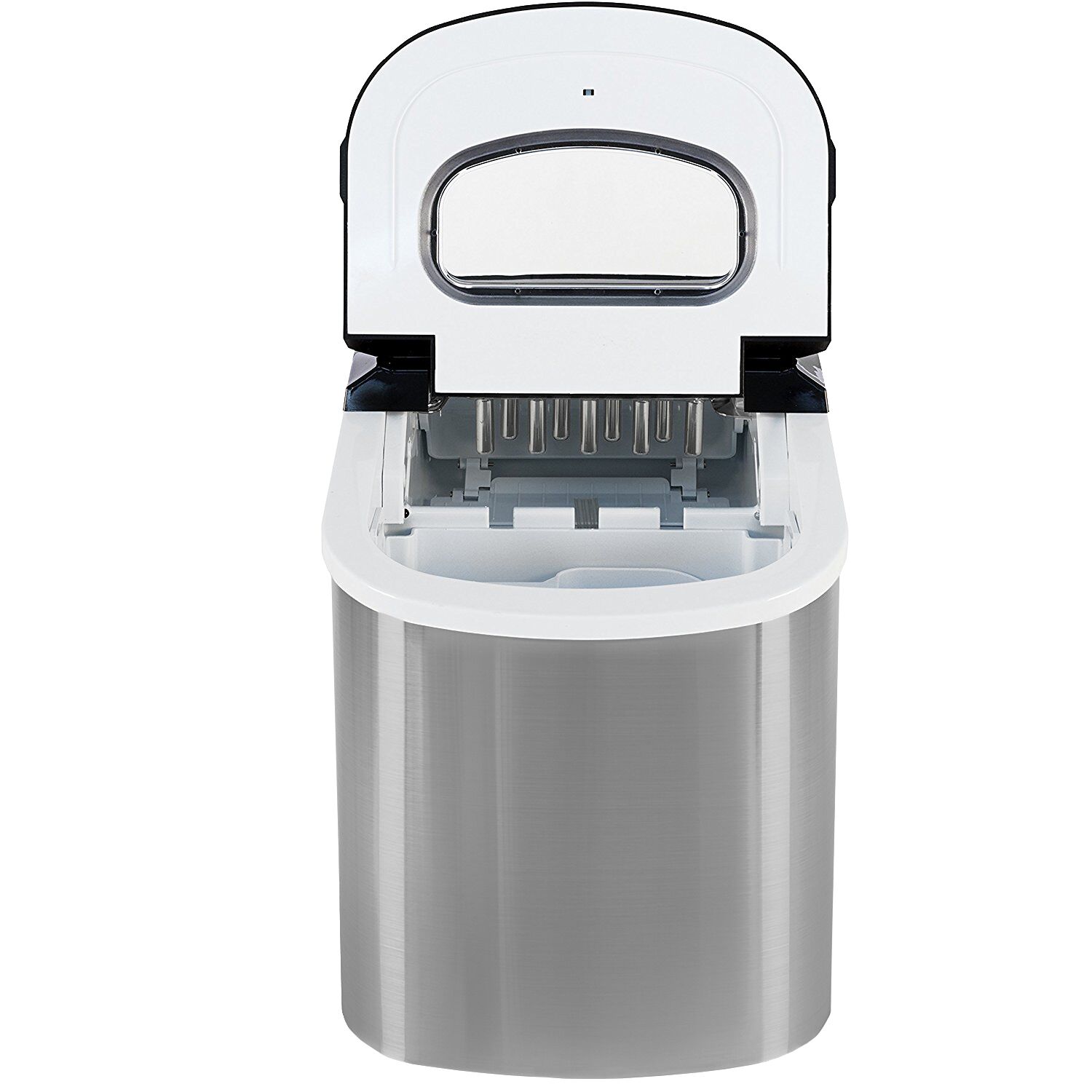 Eiswürfelmaschine - Hohlzylinder - 12 kg/24 h - Silber