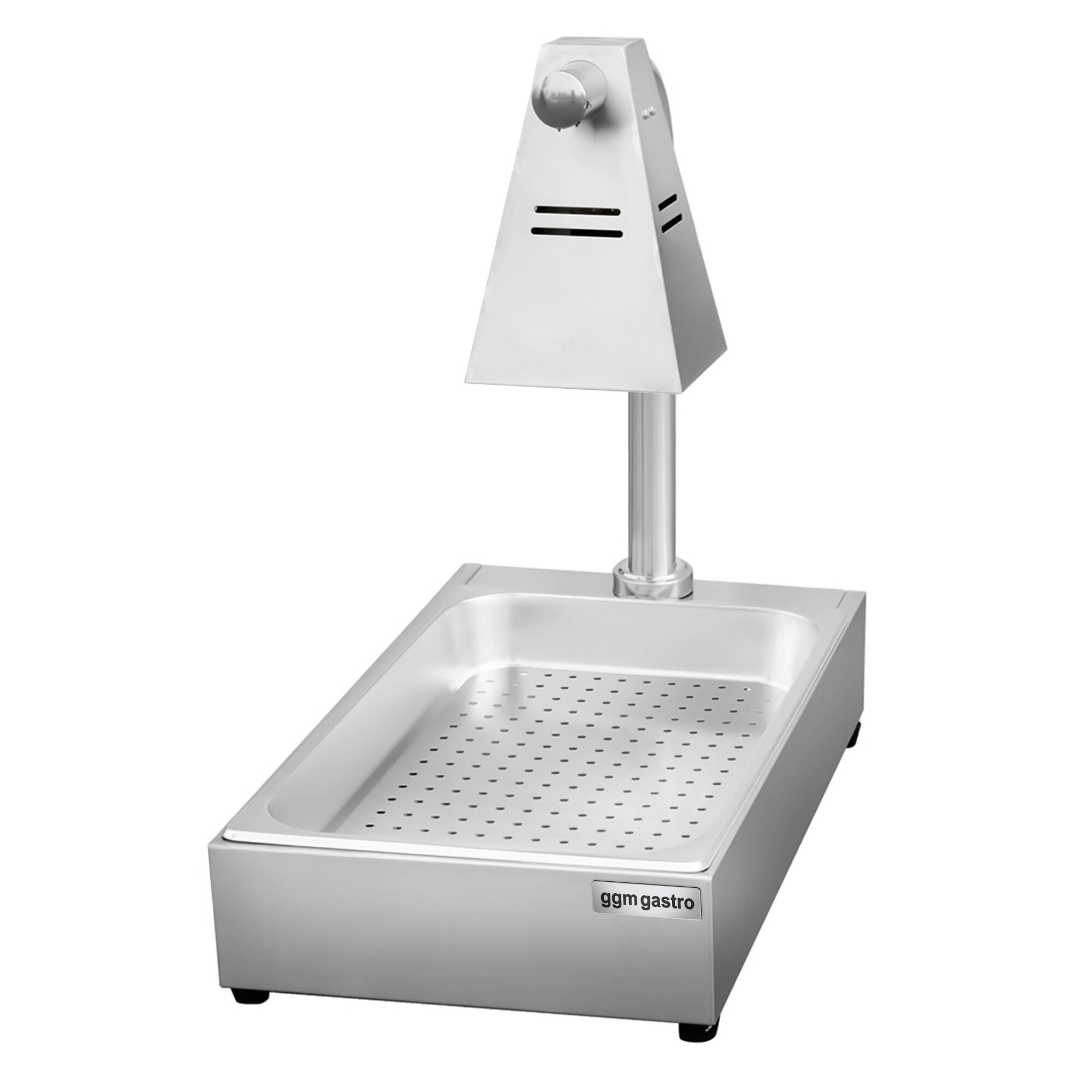 GGM Gastro Wärmebrücke Premium - 800x370mm, 1 Etage, 700W, Edelstahl