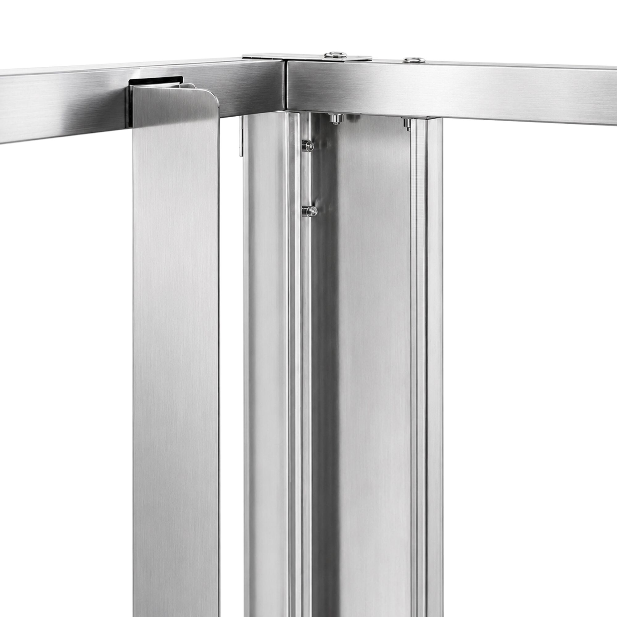 Untergestell für Geschirrspülmaschine - mit 2 Ablagen für Körbe 500x500mm