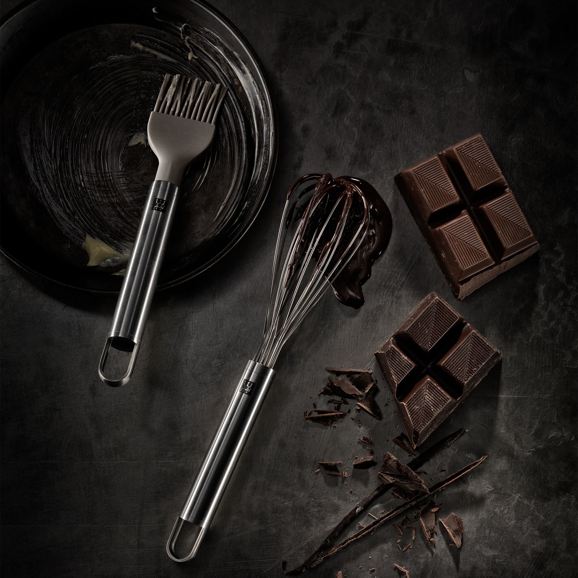 ZWILLING | Basting & Pastry Brush – Stainless Body, Heat‑Resistant Silicone - 200 mm