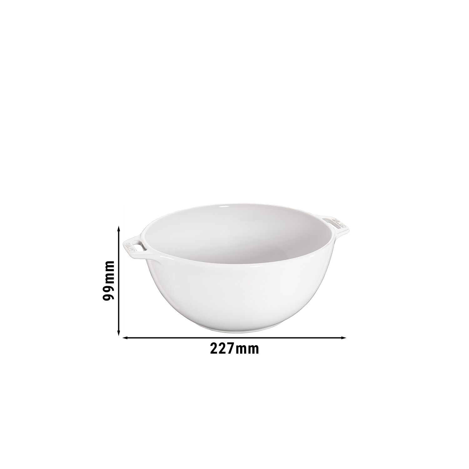 STAUB | CERAMIQUE - Saladier - Ø 180mm - Céramique - Blanc pur	