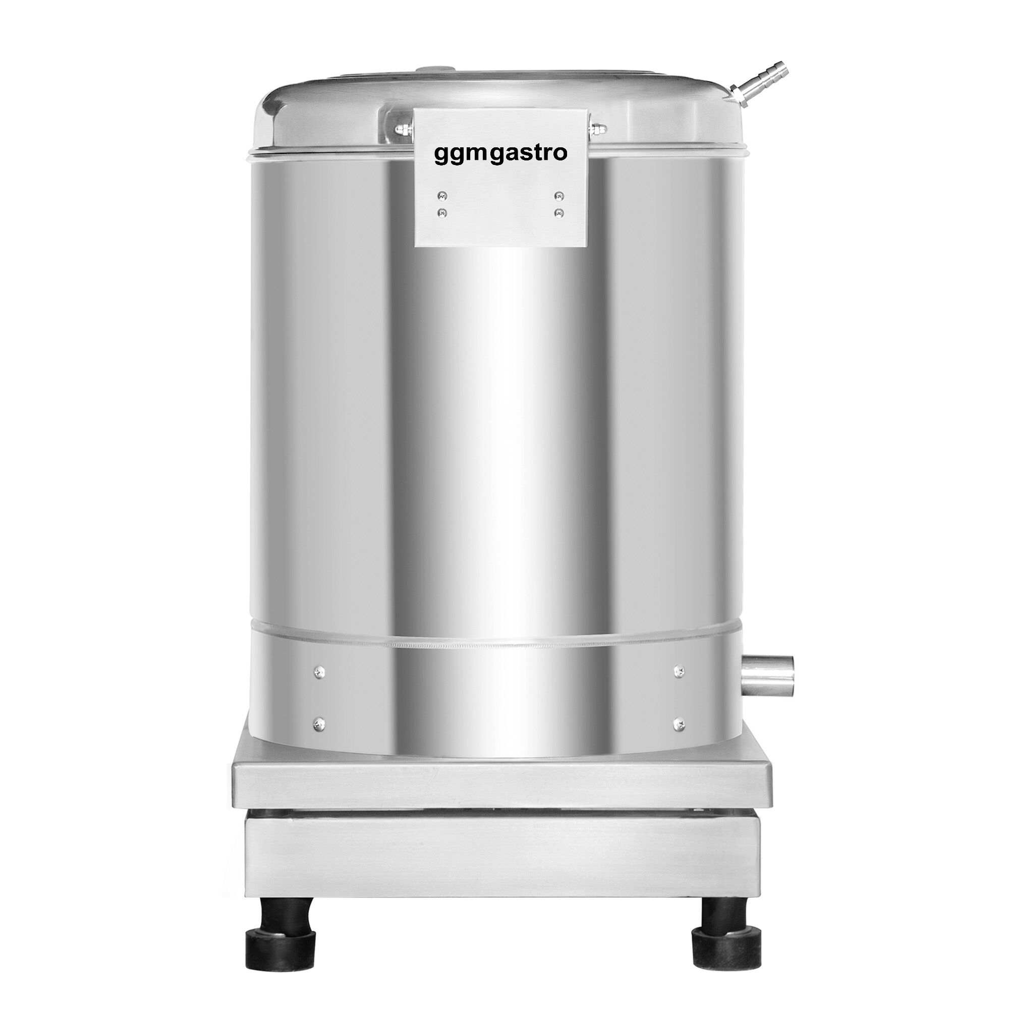 Essoreuse à salade professionnelle électrique - 35L - 70kg/h - 230V - 370W - 1400tr/min - Acier inoxydable - incl. tuyau de vidange