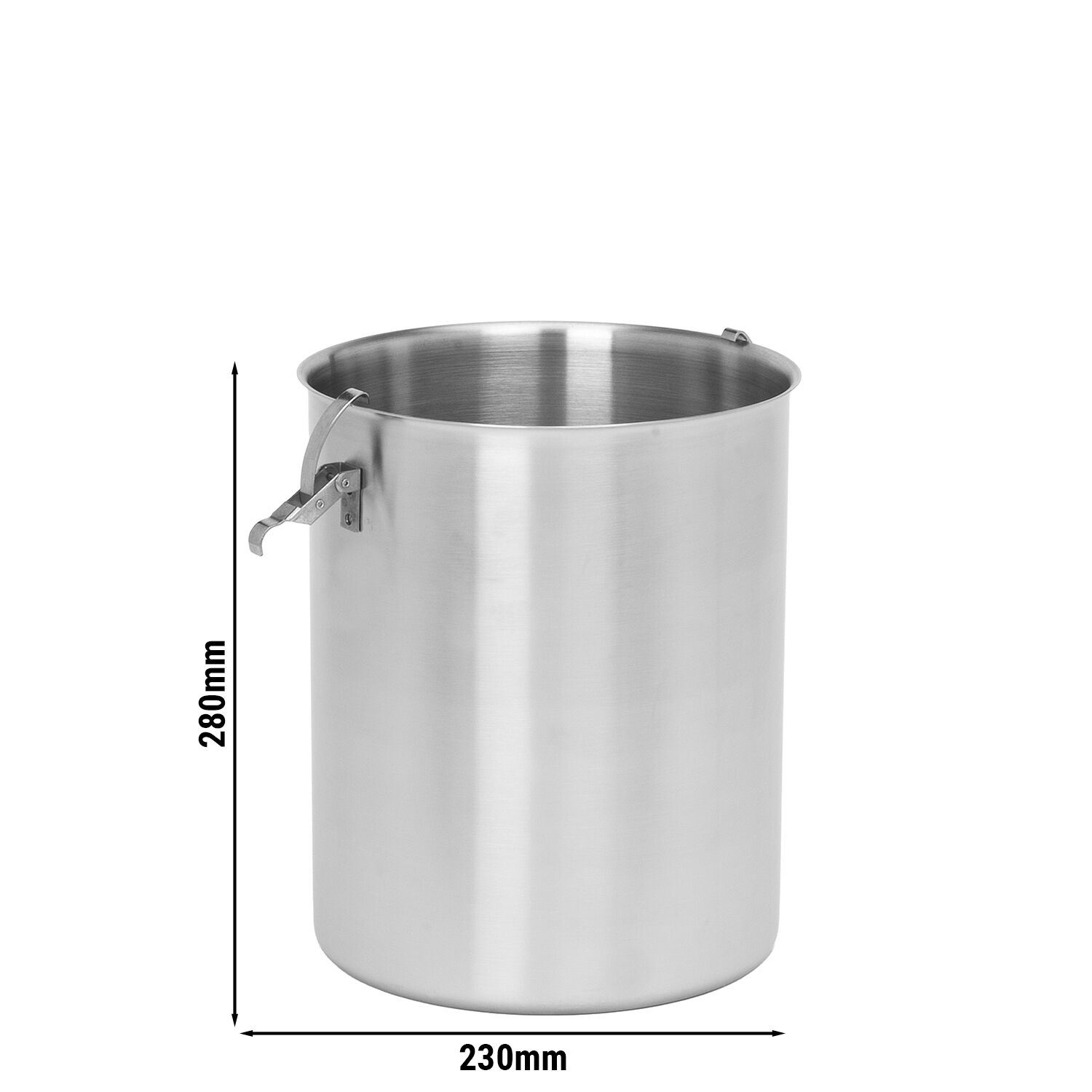 Récipient en inox pour distributeur de sauces - 10 litres