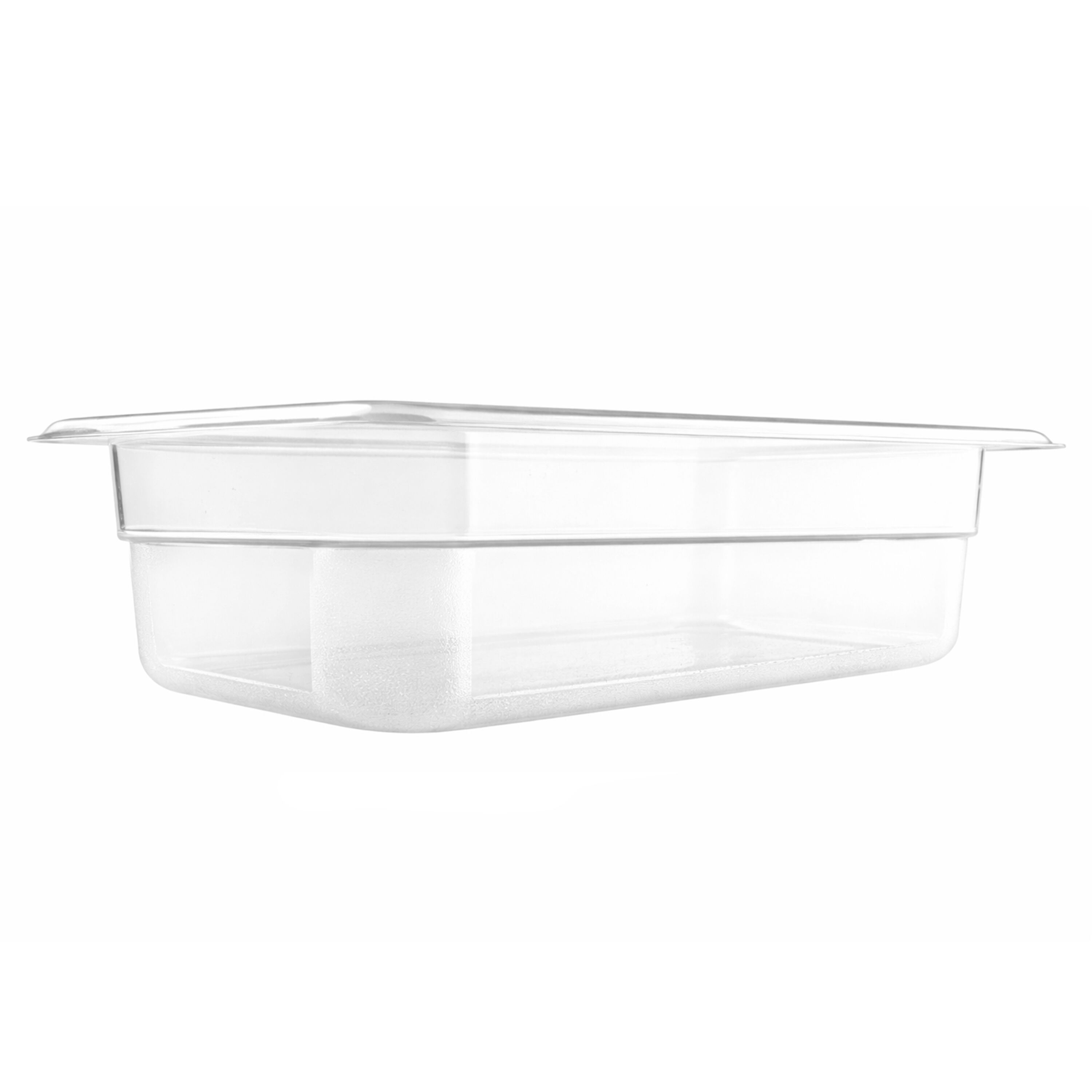 (6 pièces) Bac en Polycarbonate GN 1/4 - Transparent - Hauteur : 65 mm