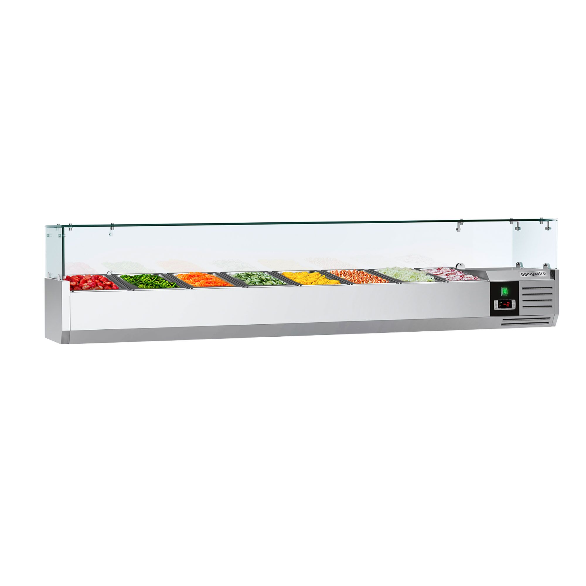 Vitrine Réfrigérée à Ingrédients PREMIUM - 1800x395mm - 8x GN 1/3