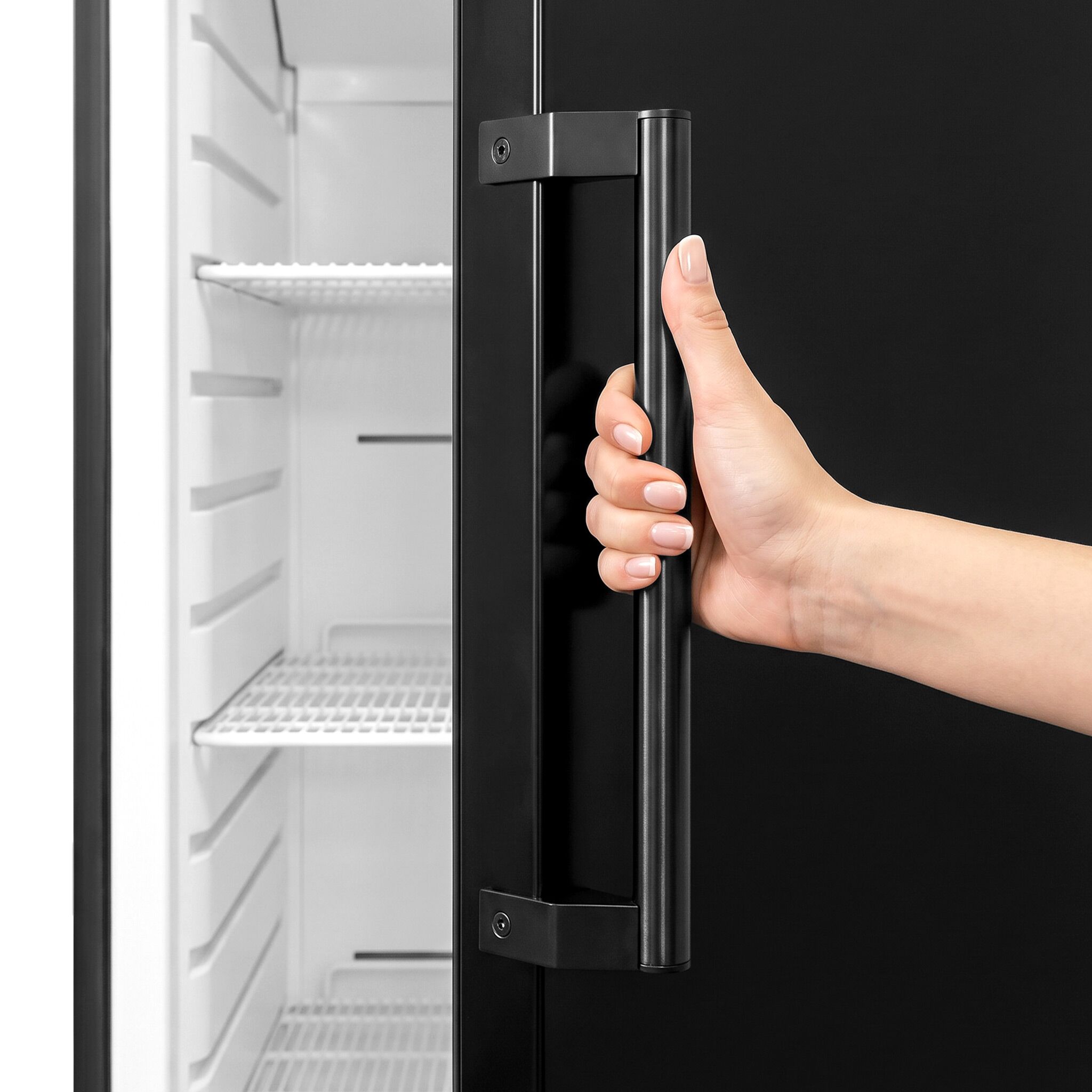 Commercial Upright Fridge ECO - 600L - Single Door - Black