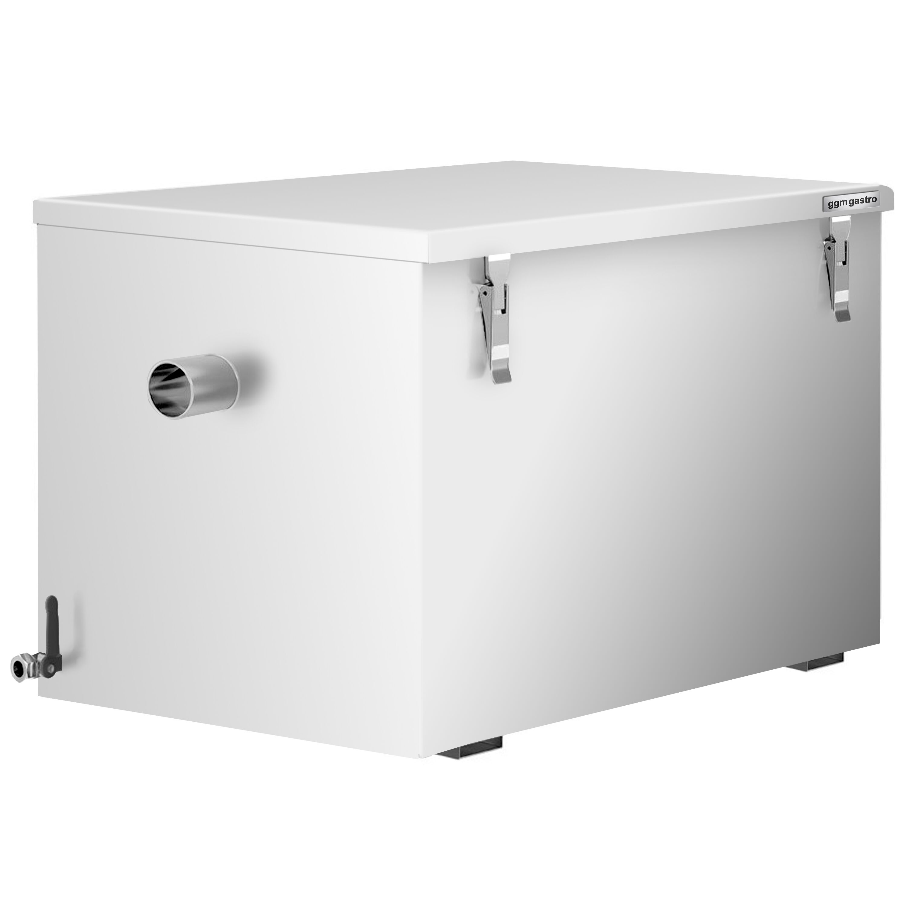 Séparateur de graisses - 132L - jusqu’à 200 couverts/jour - avec piège à boues intégré 52L - débit 1480L/h