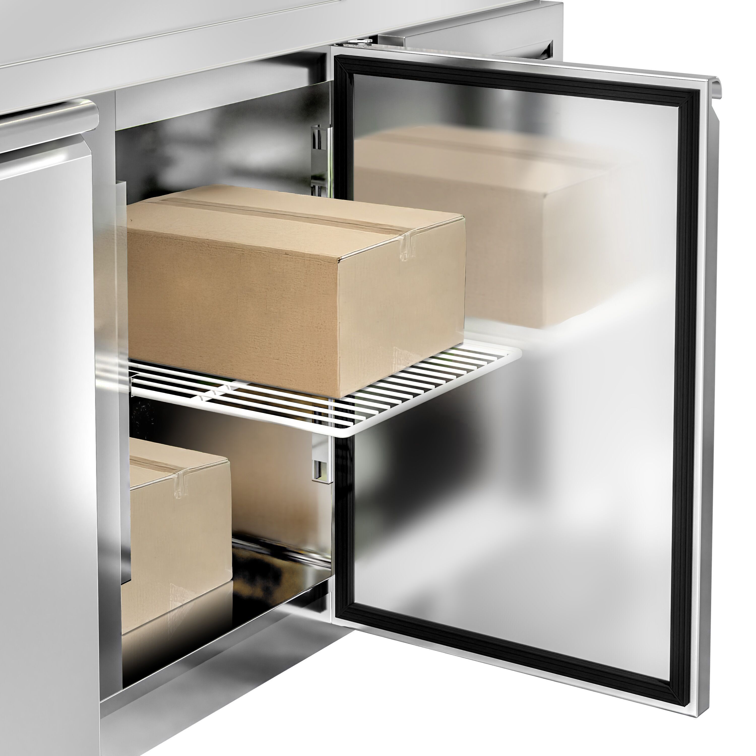 Table congélateur ECO - 2230x700 mm - avec 4 portes