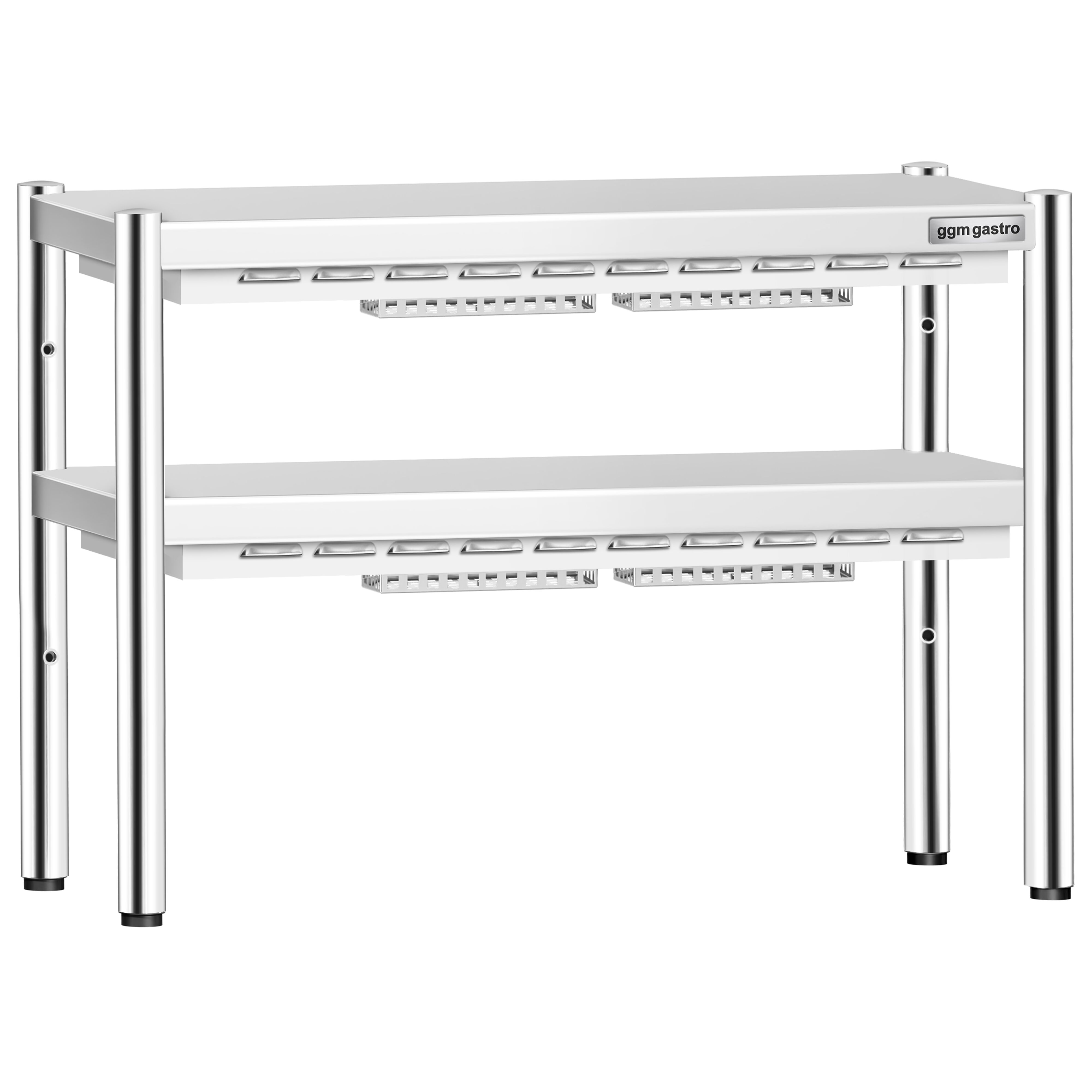 Pont chauffant PREMIUM - infrarouge à résistance(s) céramique(s) - 1000x370mm - 2x 700W - 2 étages chauffants - réglable en hauteur