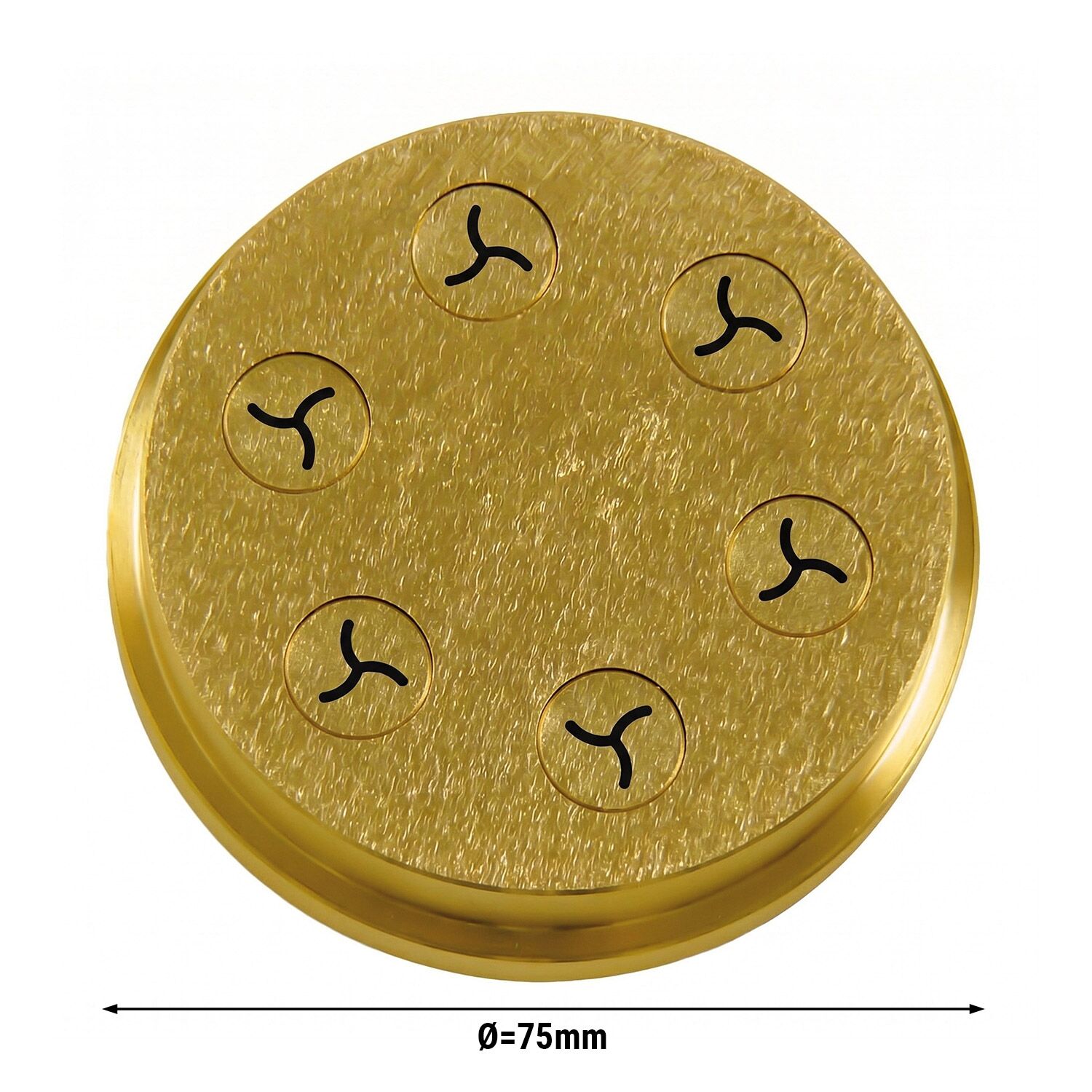 Ploče za stroj za tartlete NMS - Fusilli - 12,6 mm - Ø 75 mm - kompatibilno s NMSM8 & NMSPS