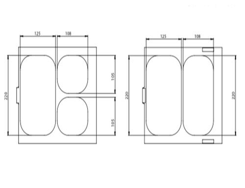 Commercial Tray Sealer - 1kW - Tray Size: 270x250mm - Heated Surface: 270x250mm