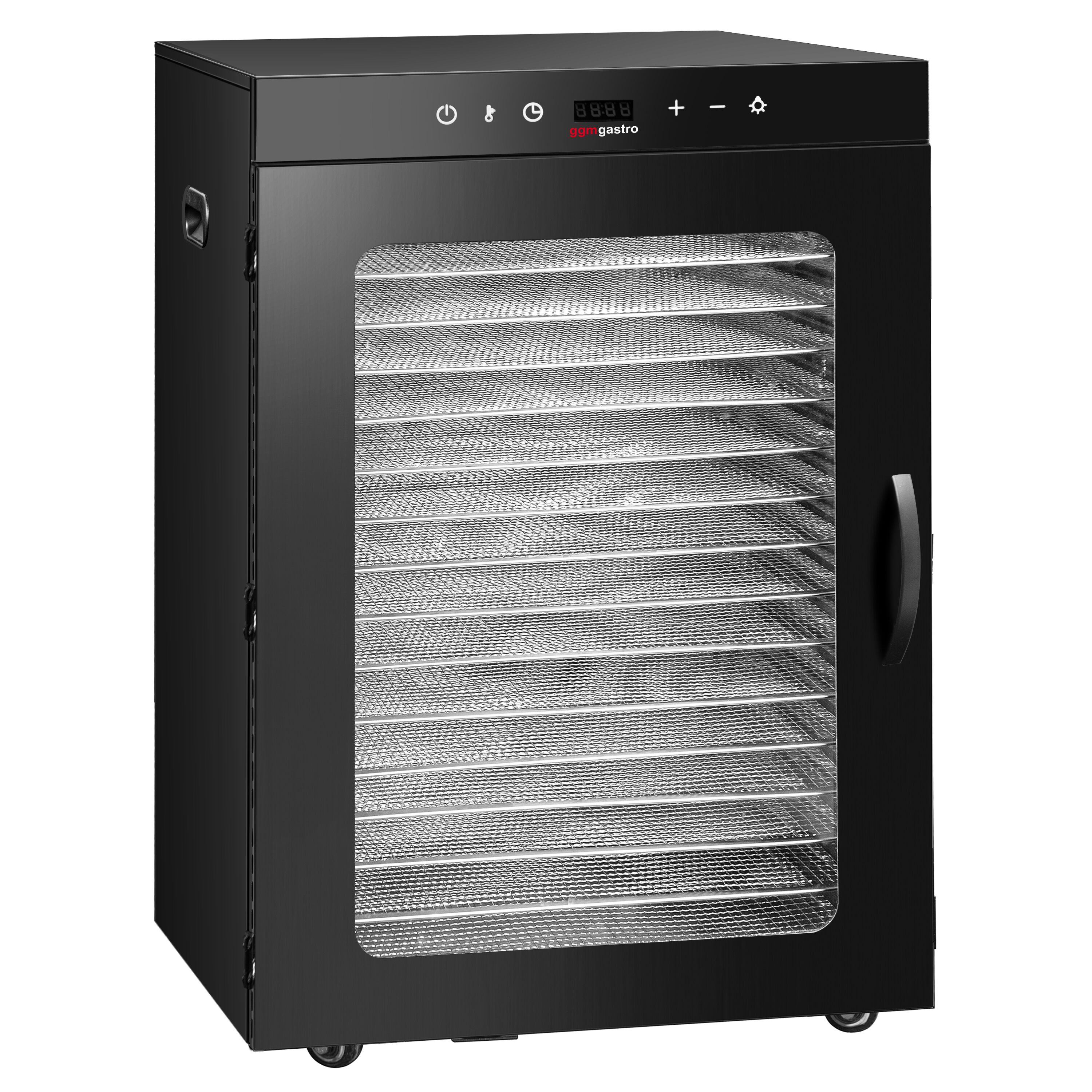 Food Dehydrator - with 16 Trays - Black - Digital Timer - 1.5kW