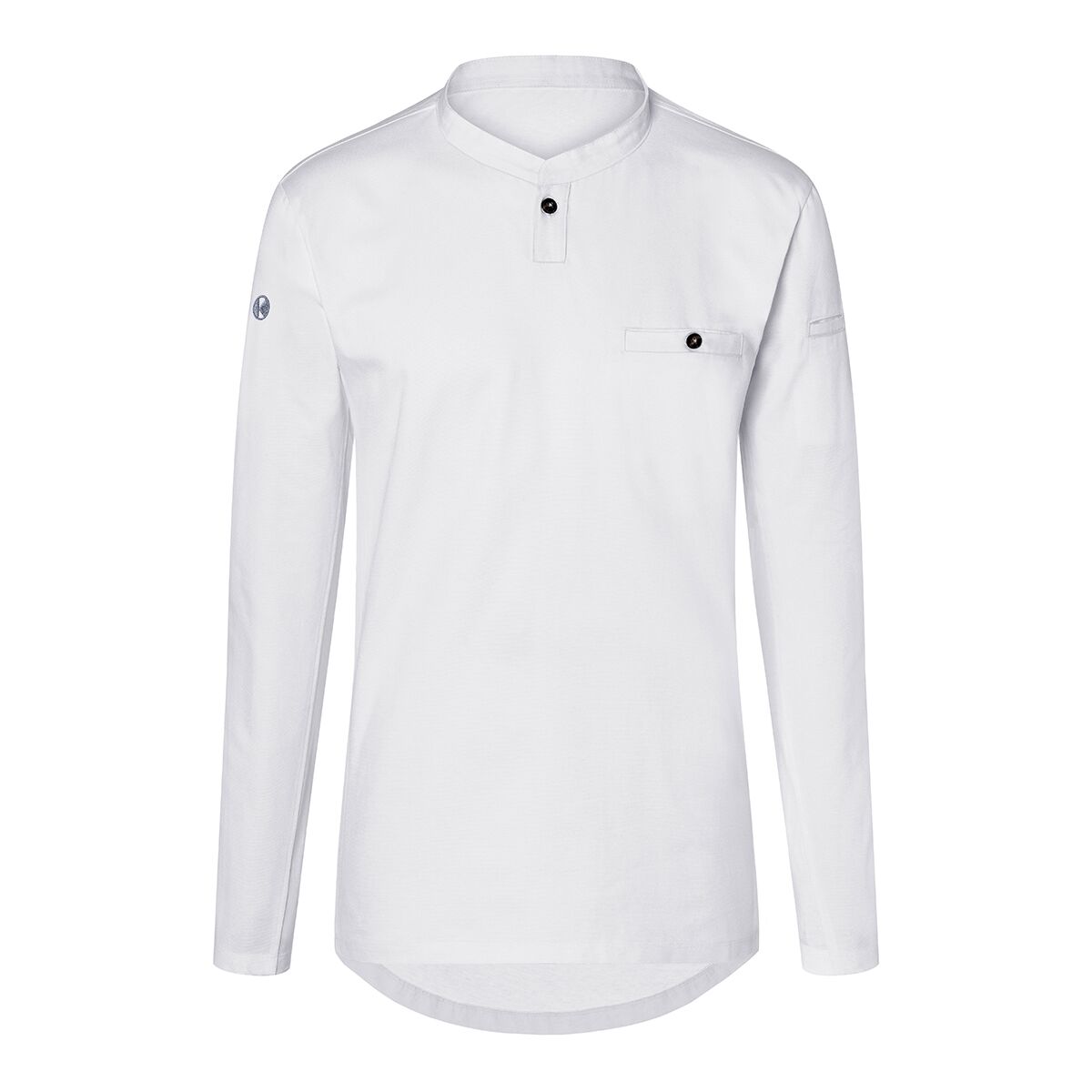 (6 pièces) KARLOWSKY | Chemise de travail manches longues homme Performance - Blanc - Taille : L