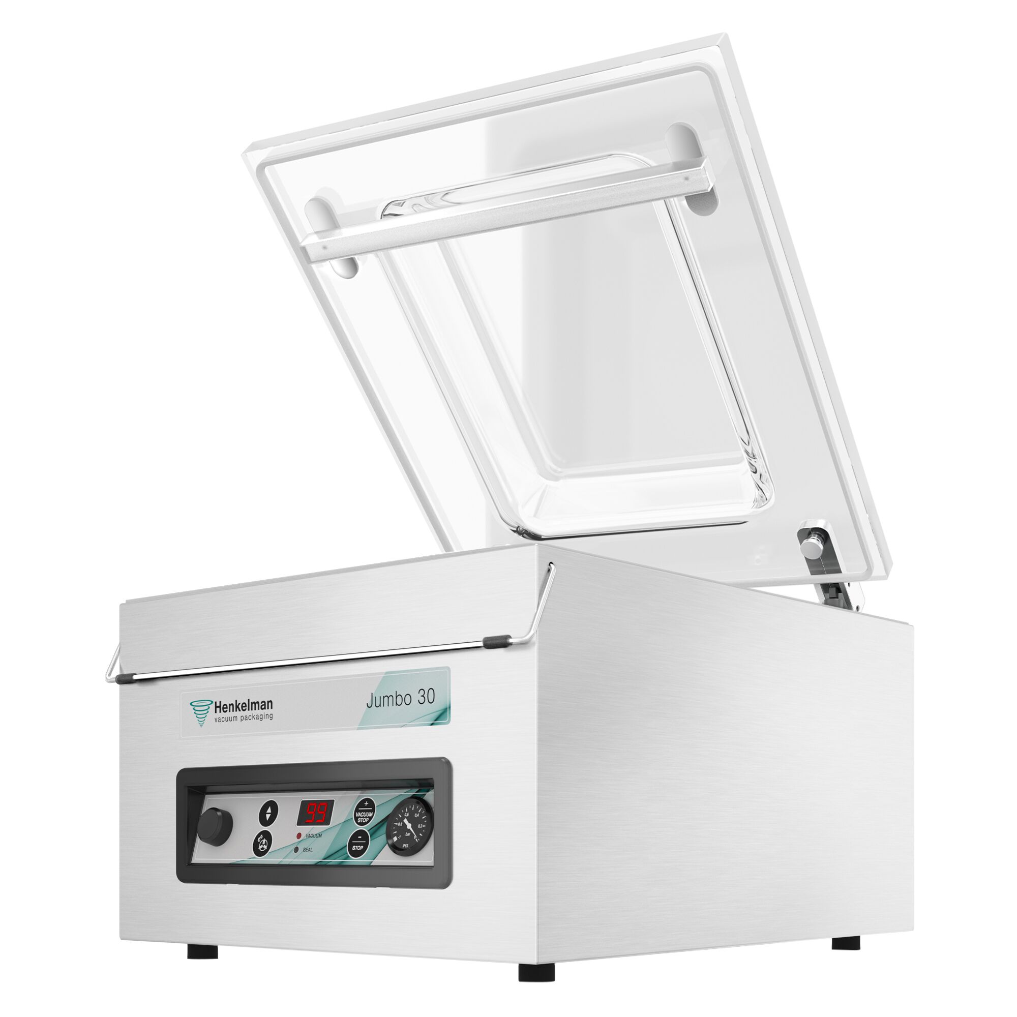 HENKELMAN | Jumbo 30 – Machine sous vide à cloche – 8 m³/h – 400 watts – numérique
