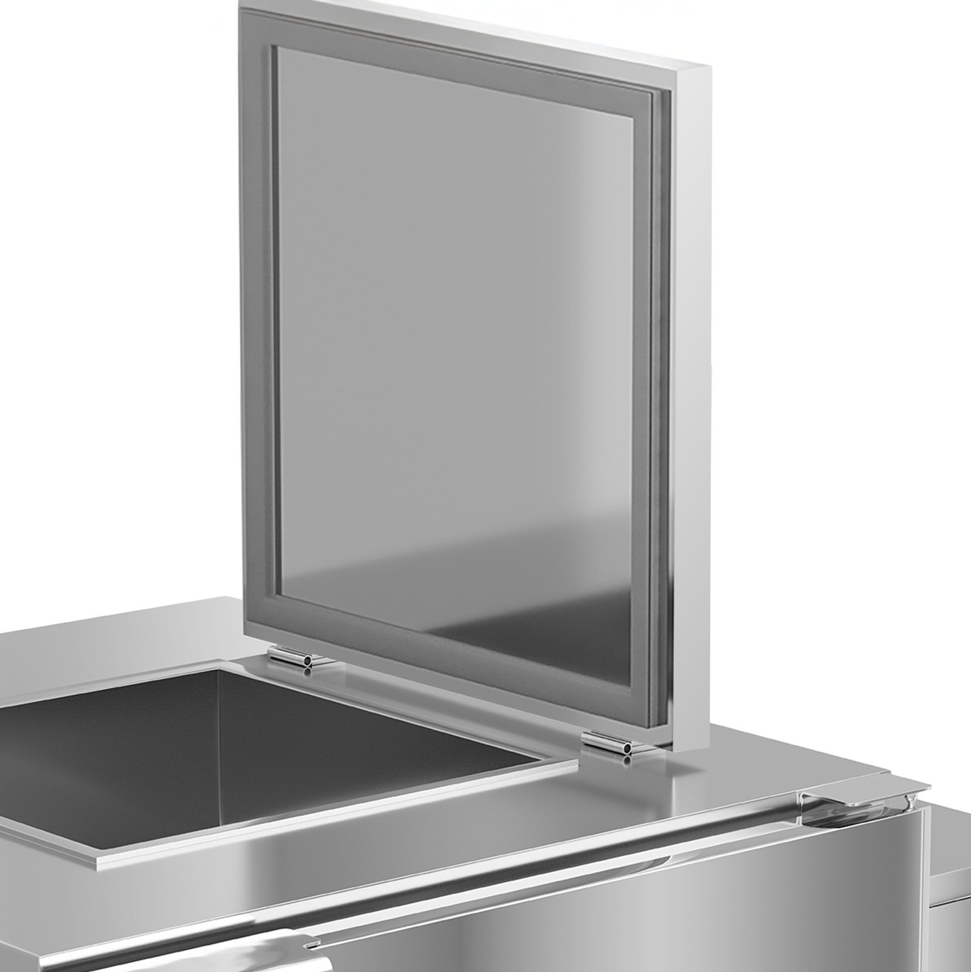 Refroidisseur de déchets humides – 1 × 120 litres ou 1 × 240 litres – Groupe à droite