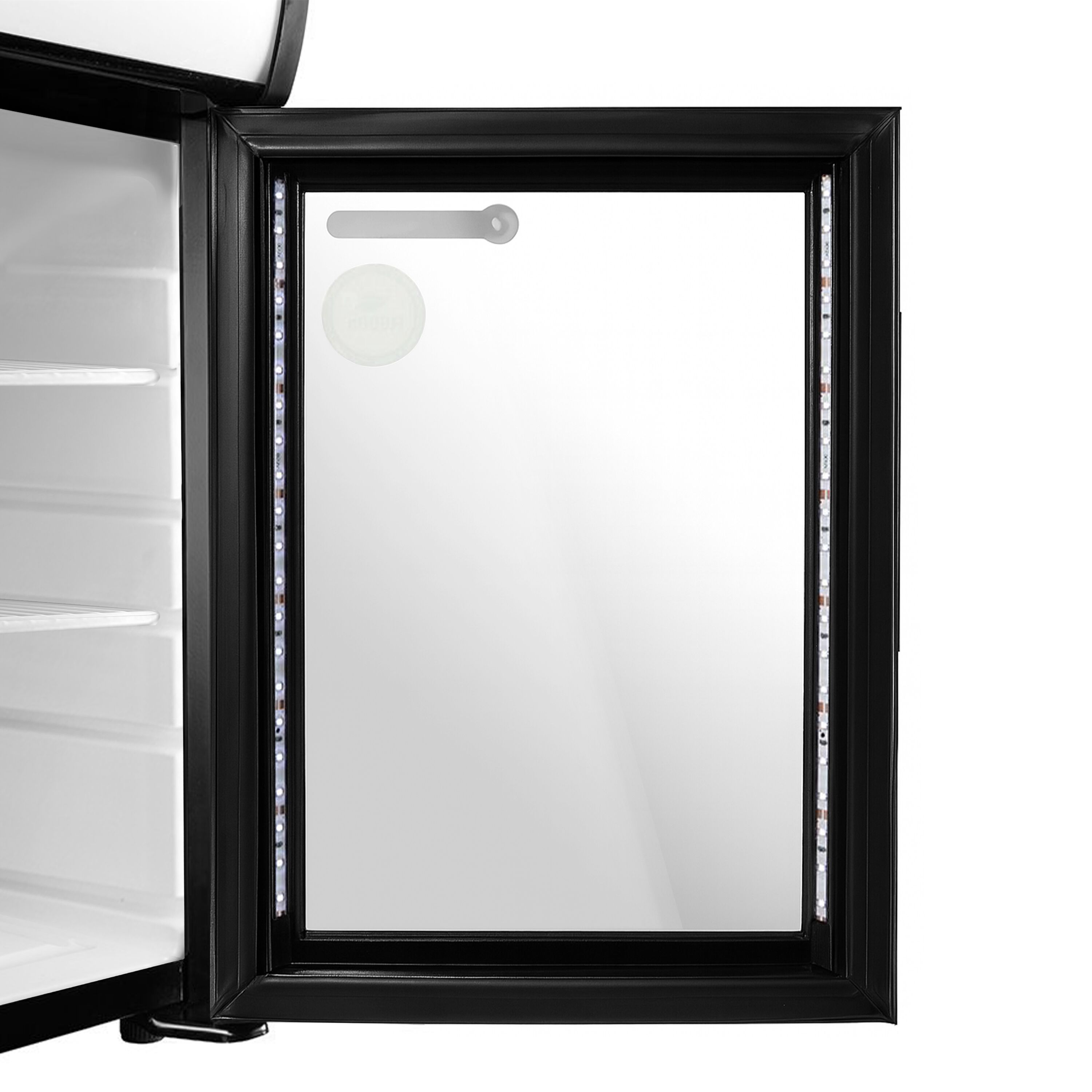 GASTRO-COOL | Minibar réfrigéré - 430 mm - 62 litres - avec 1 porte vitrée - Noir