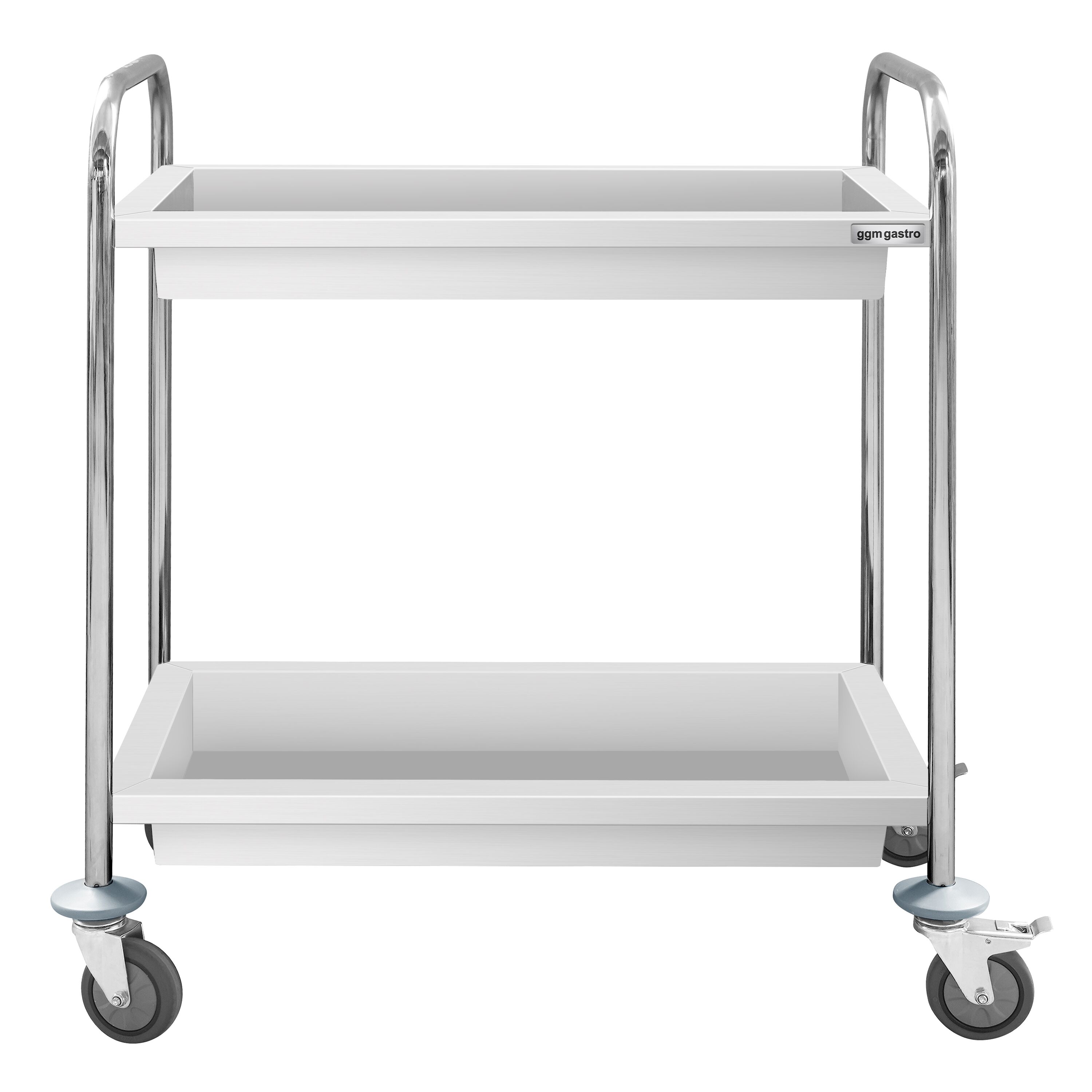 Chariot de service – 950x500 mm – avec 2 bacs