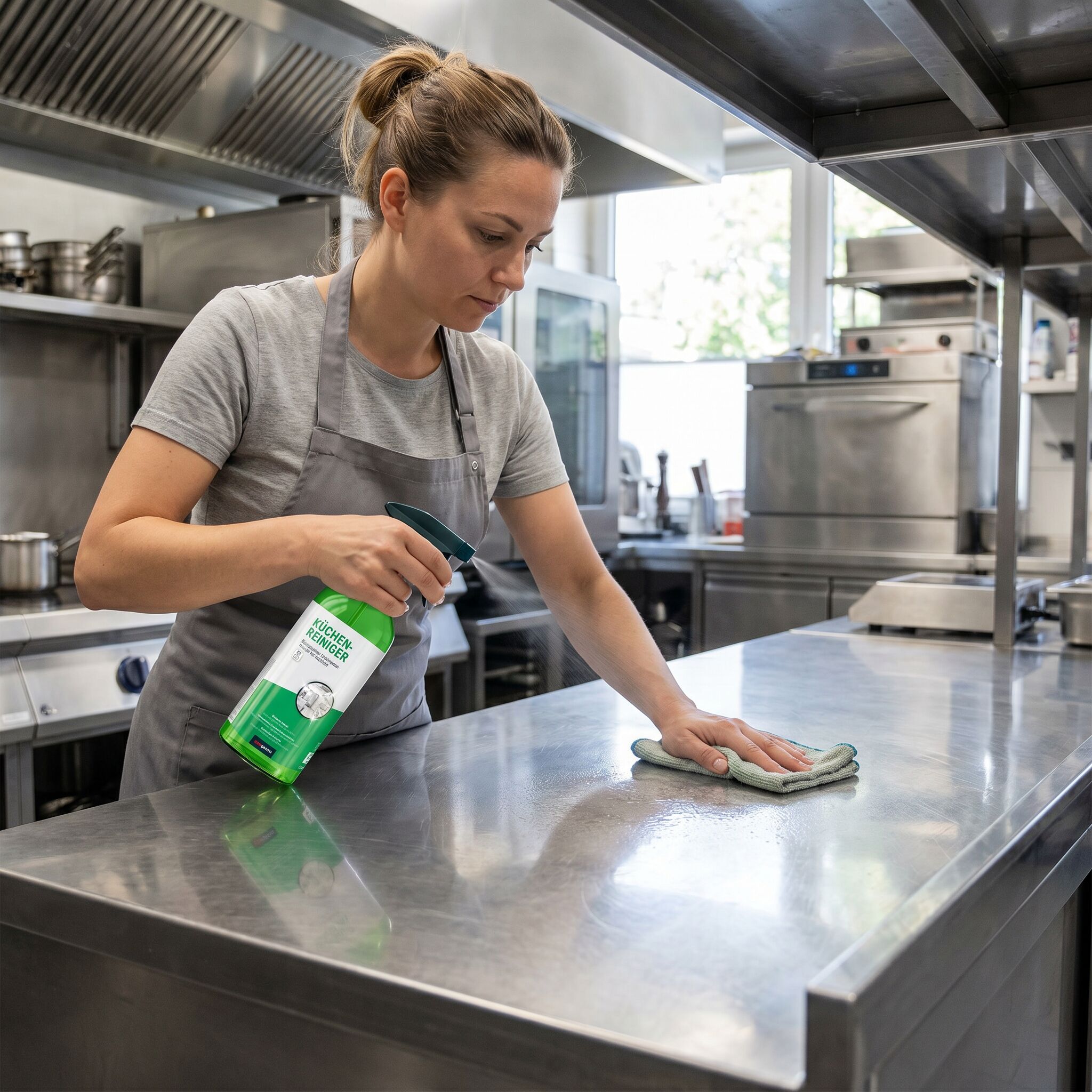 (6 stuks) Keukenreiniger - 750ml - Laagschuimend & ongeparfumeerd - gebruiksklaar - ecologisch