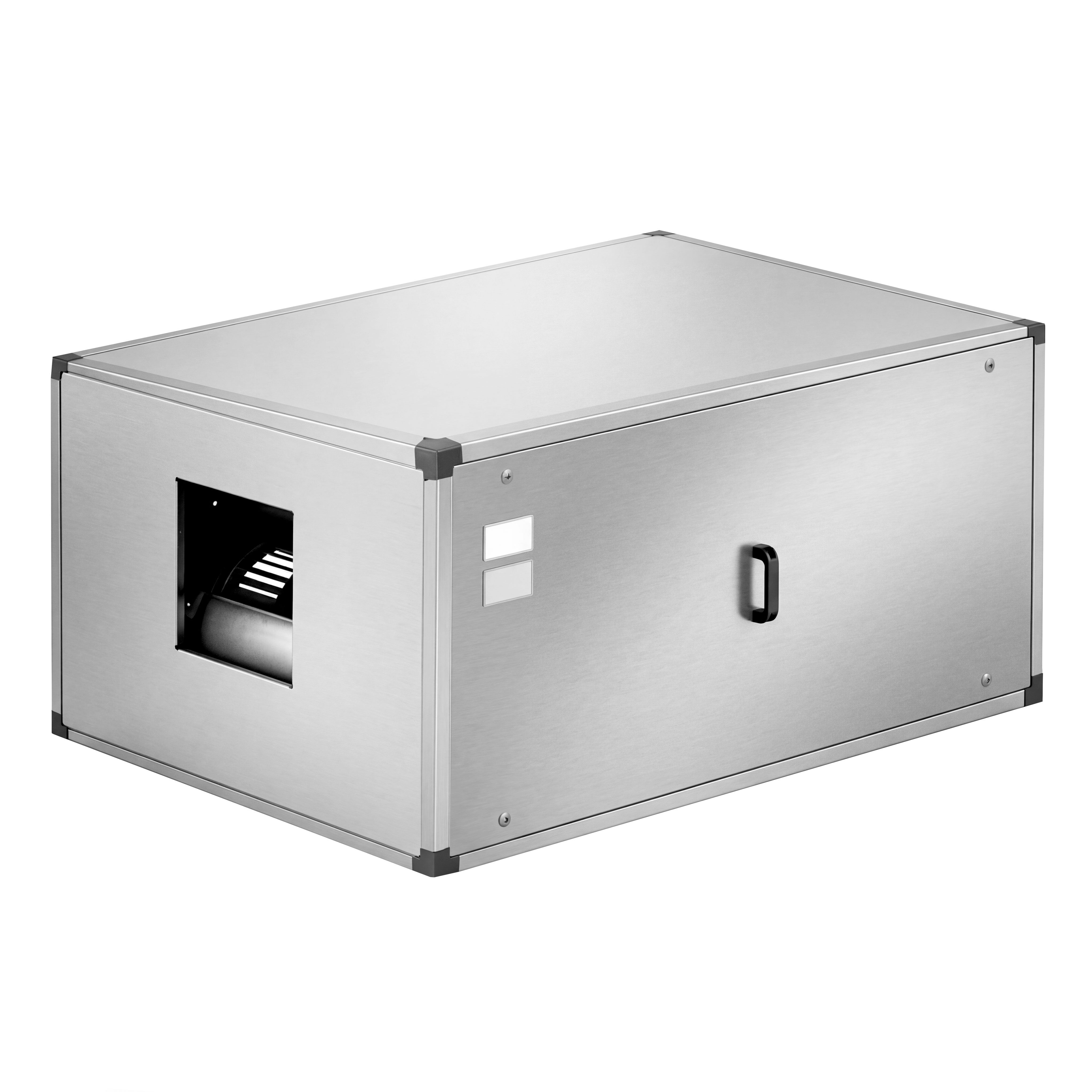 Système de purification d’air extrait avec moteur – 4 400 m³/h – taux de séparation 70 % – avec préfiltre et filtre à charbon actif