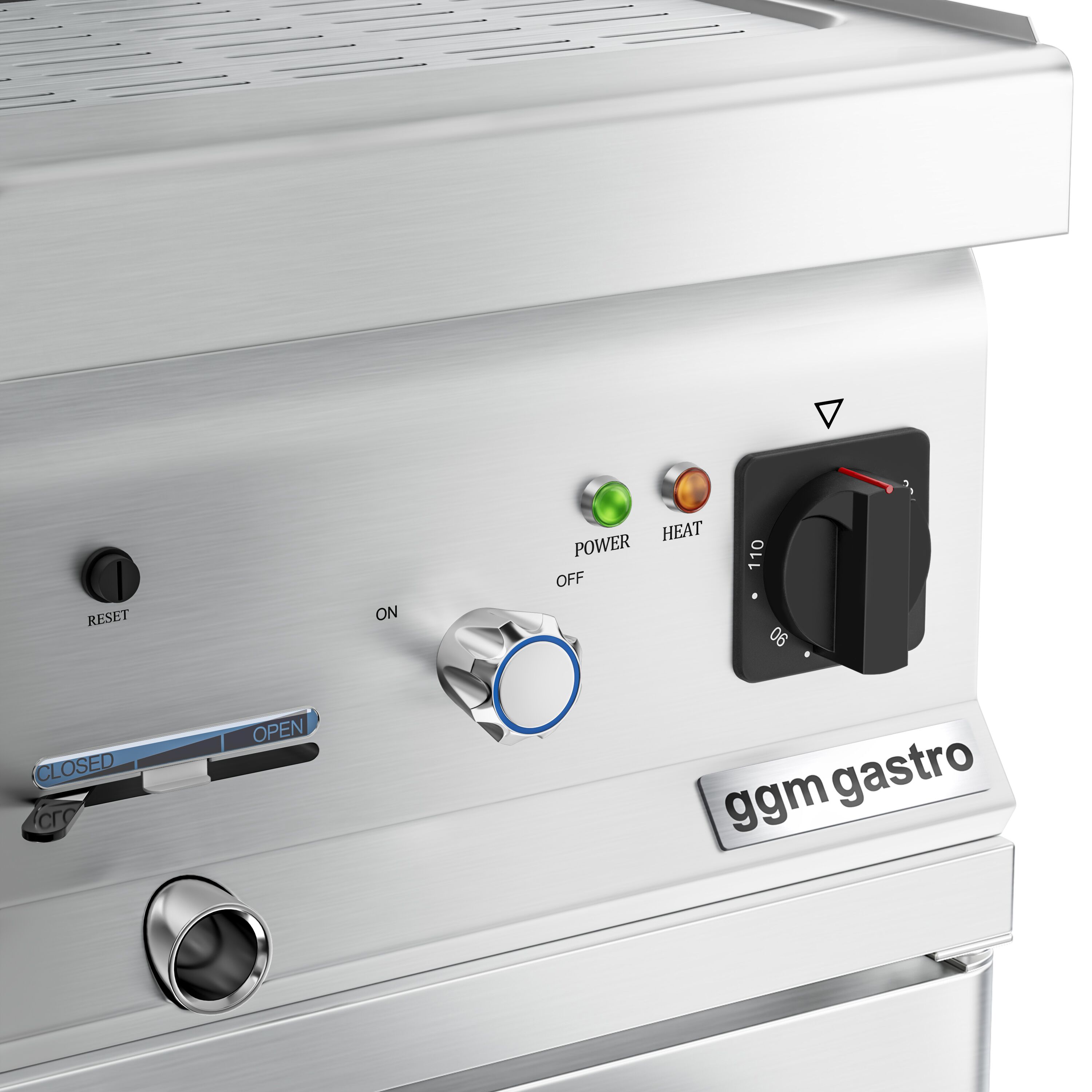 Cuiseur à pâtes électrique avec robinet – 18 L – 4,5 kW – incl. soubassement avec 1 porte