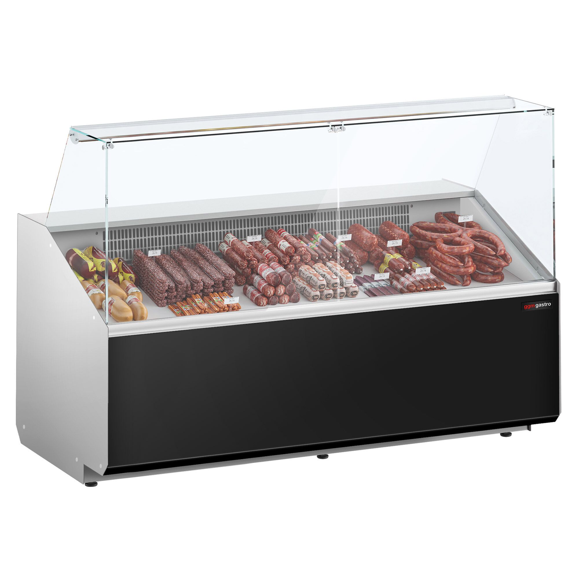 Serve Over Counter - 1881mm - black front - capacity 387 litres