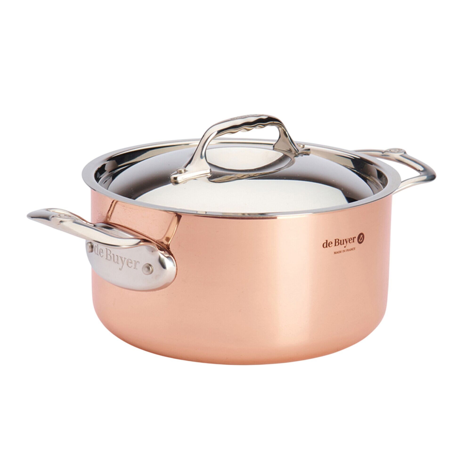 DE BUYER | PRIMA MATERA - Saucepan with lid - Ø 240mm
