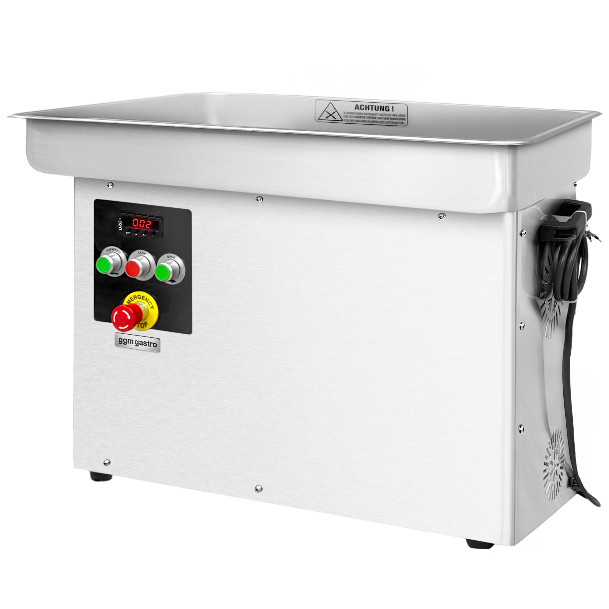 Elektrischer Fleischwolf 32 - 600kg/h - 3 kW - mit Kühlung