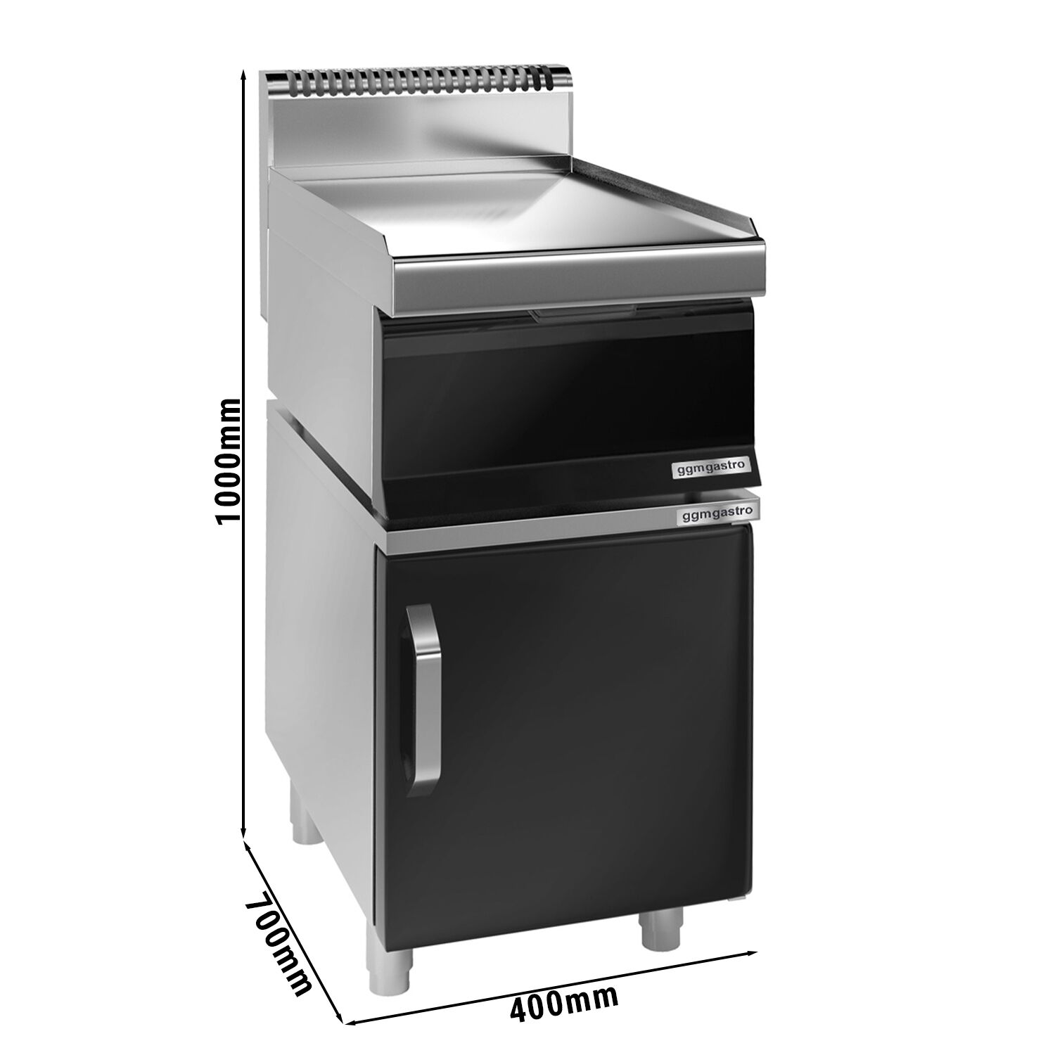 Élément neutre – 400 mm – avec tiroir – incl. soubassement avec 1 porte
