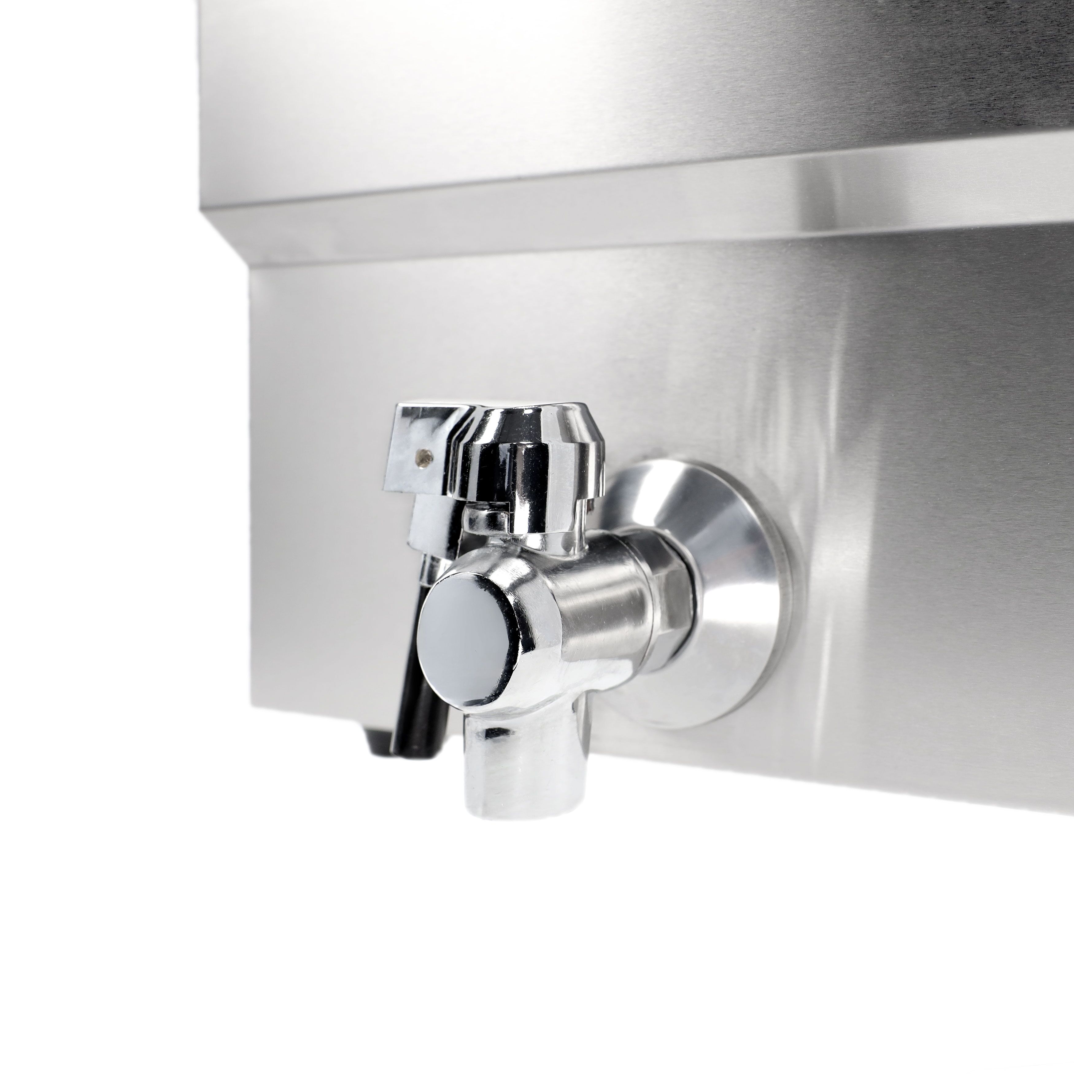 Friteuse électrique – 8 litres – 3,25 kW – avec robinet de vidange