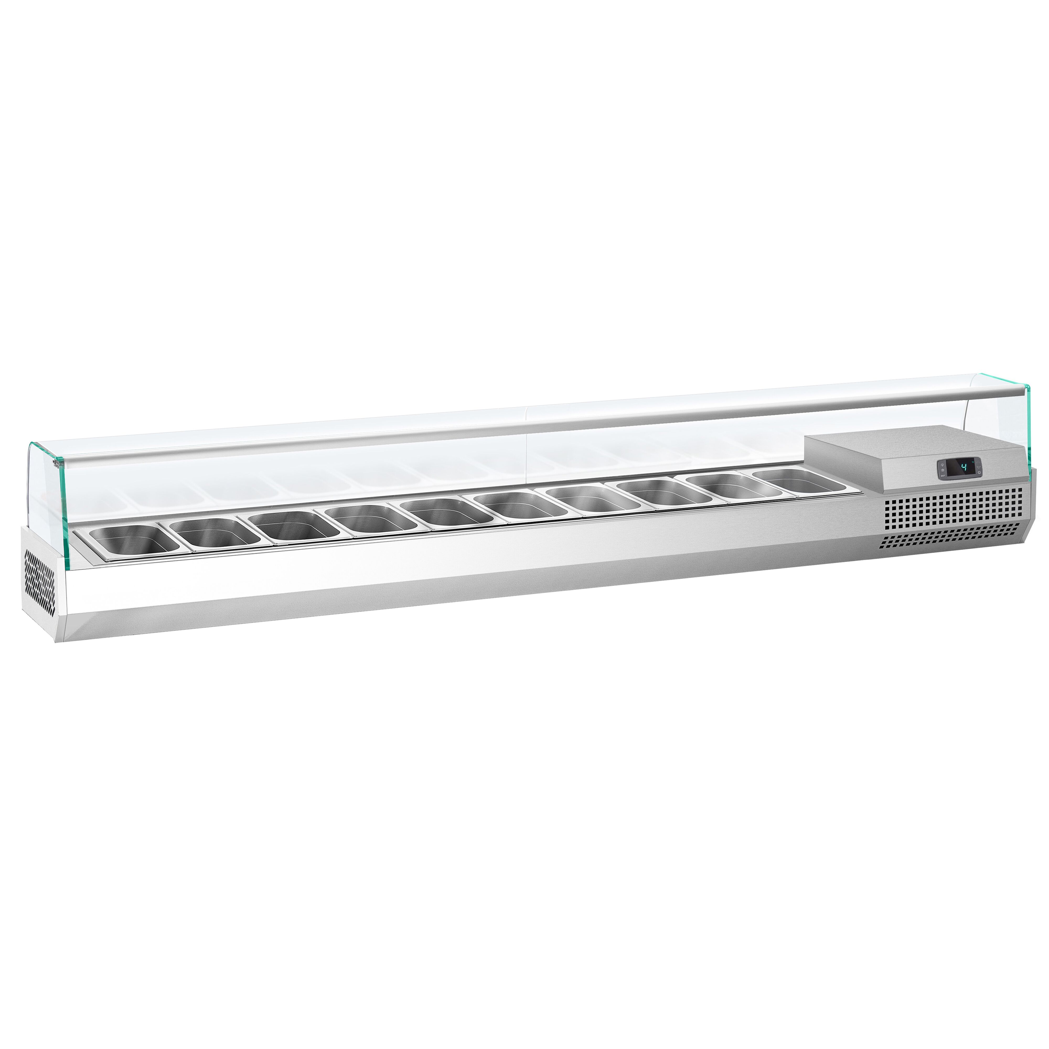 Vitrine Réfrigérée à Ingrédients PREMIUM PLUS - 2300x413mm - 10x GN 1/3