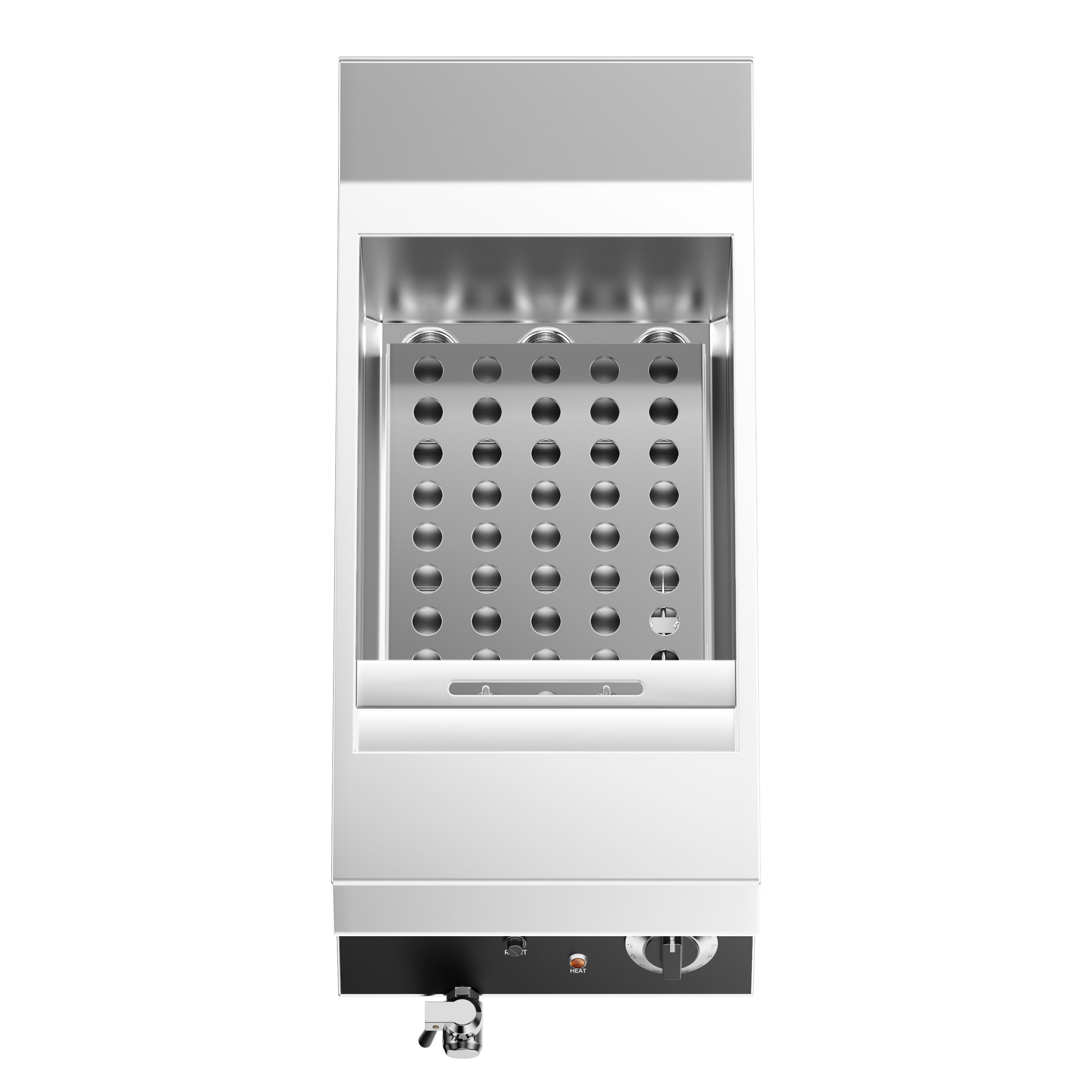 Friteuse électrique – 13 litres – 4,5 kW – avec robinet de vidange