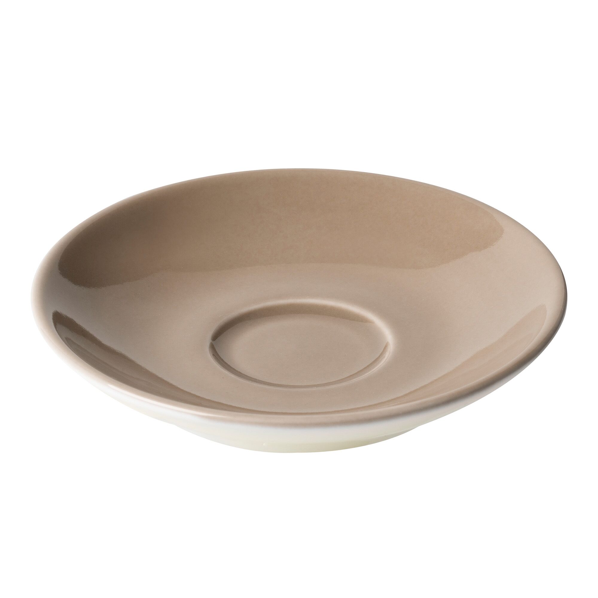 (6 pcs) BART COLOUR CAFE - Soucoupe pour tasse à espresso - Ø110mm - Brun