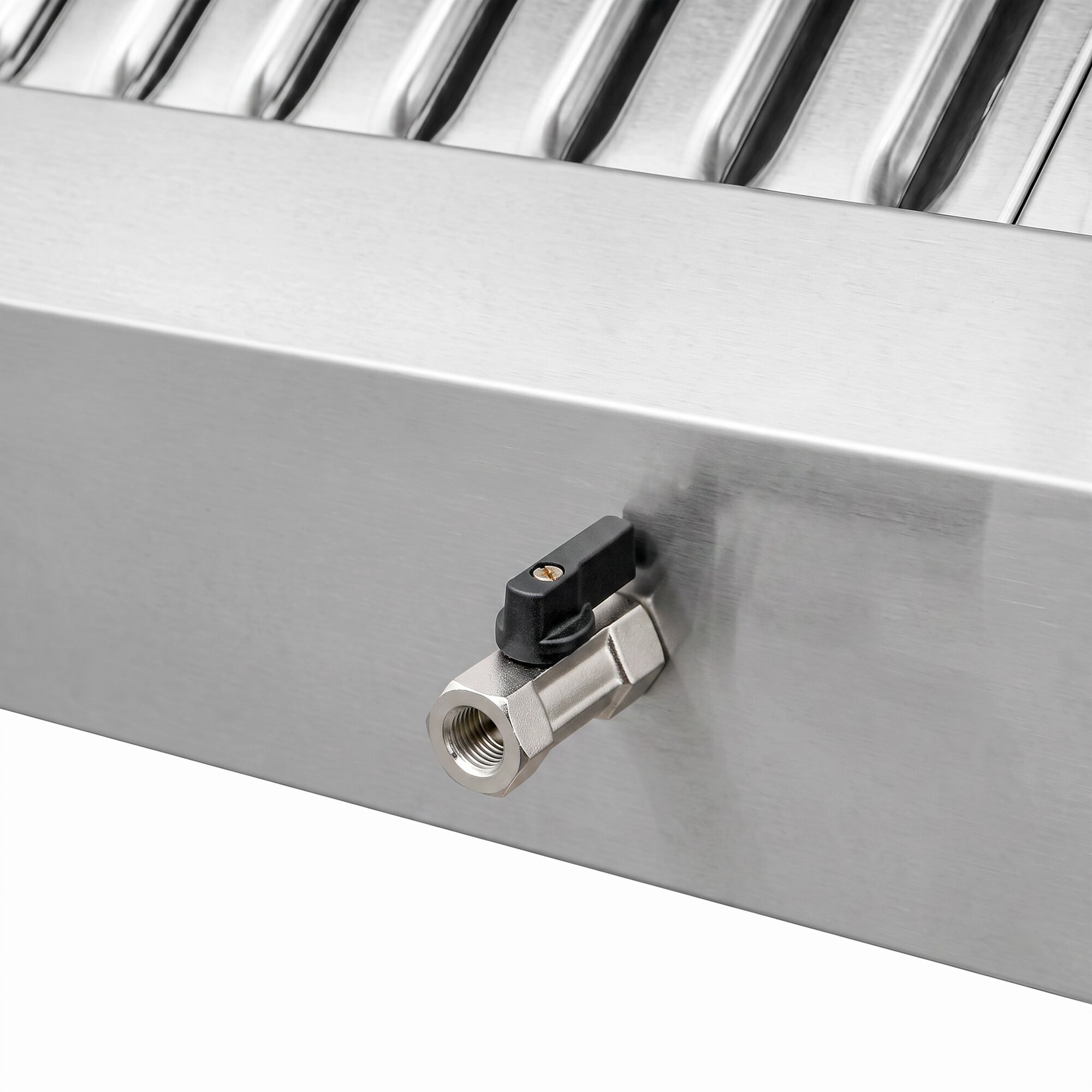 Induction box hood – 1200 mm – with filter & light – without motor