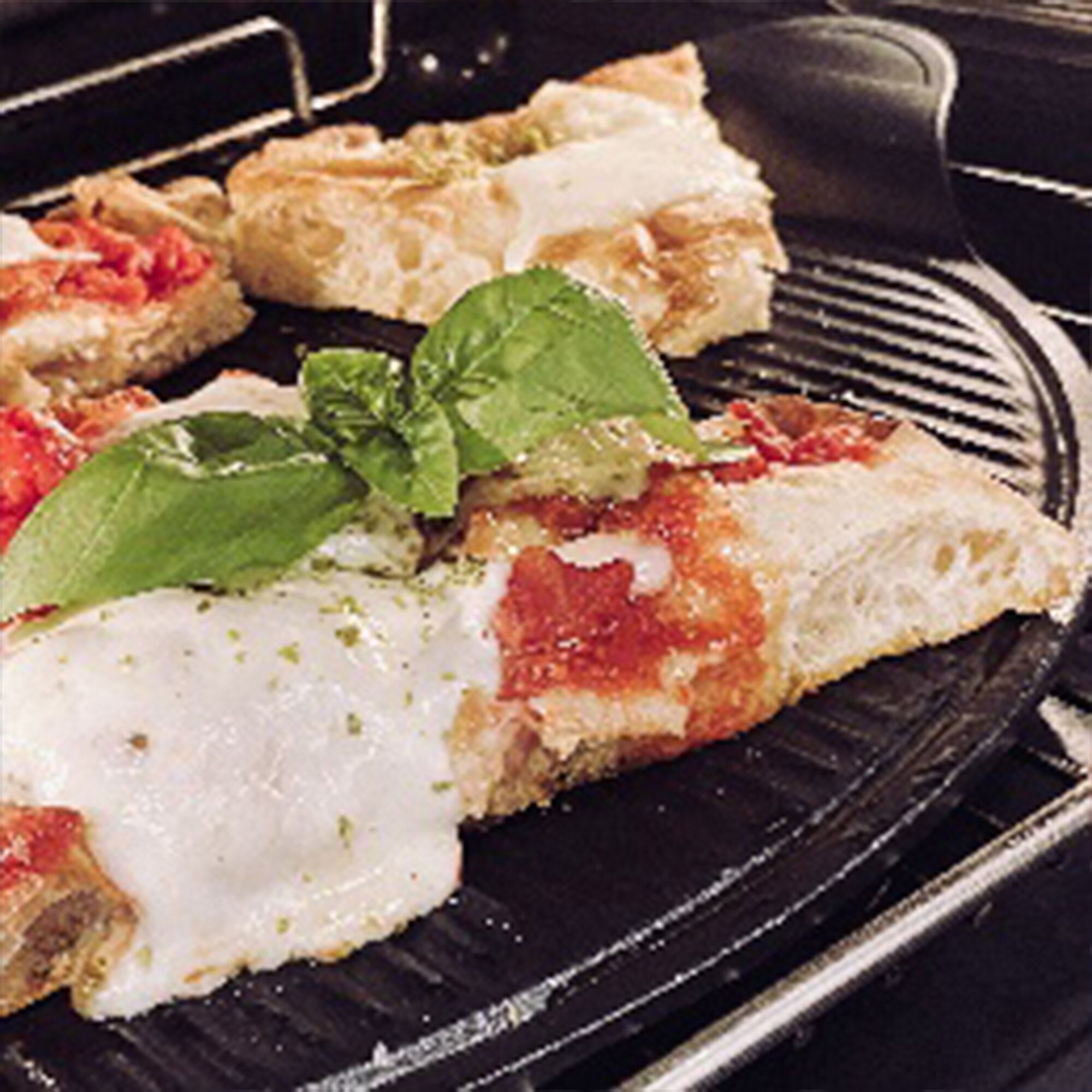 Plaque de cuisson pour pizza PREMIUM - 400 x 340 mm