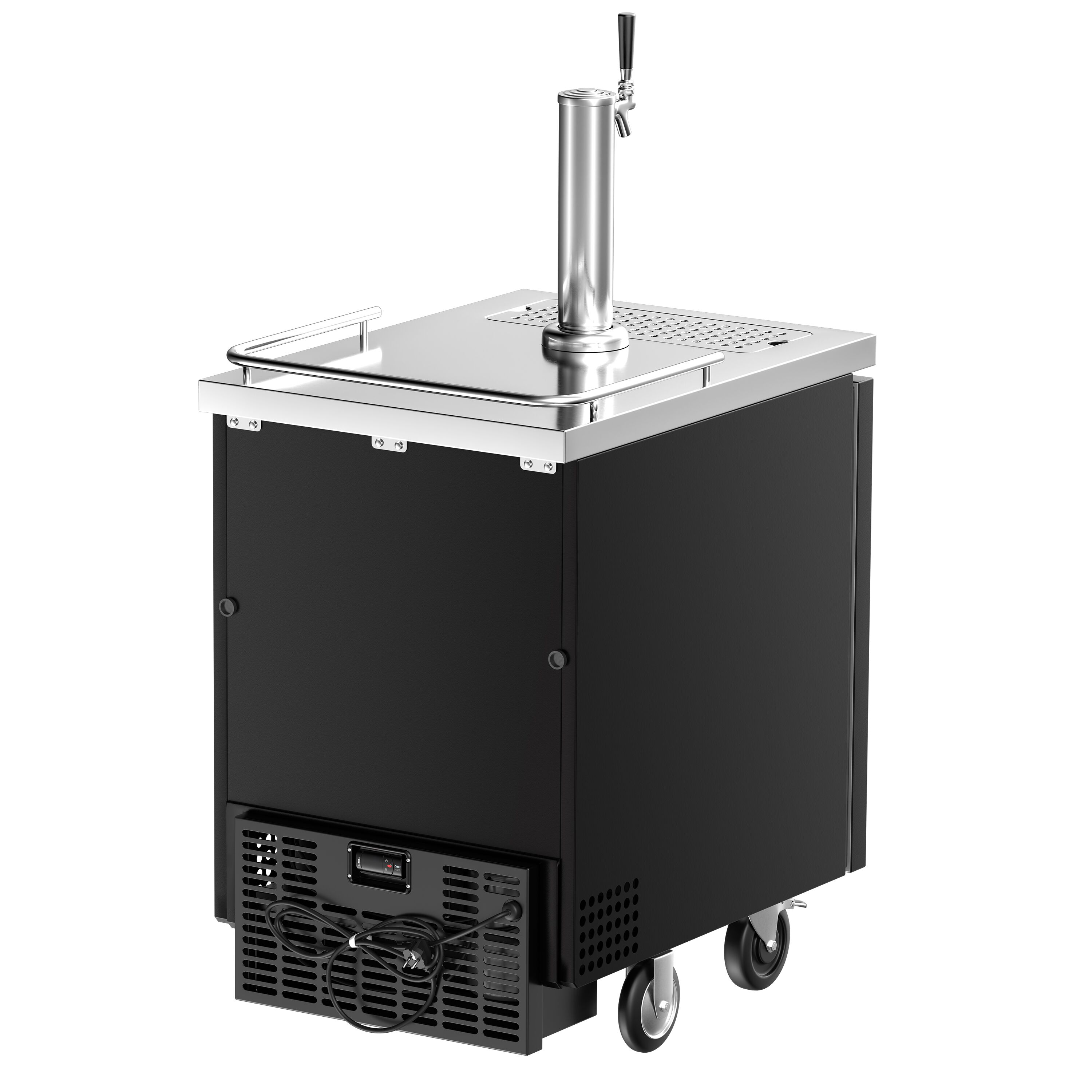 Tireuse à bière professionnelle - 1x 50L fûts - 1 robinet - 600x780mm - 1 porte