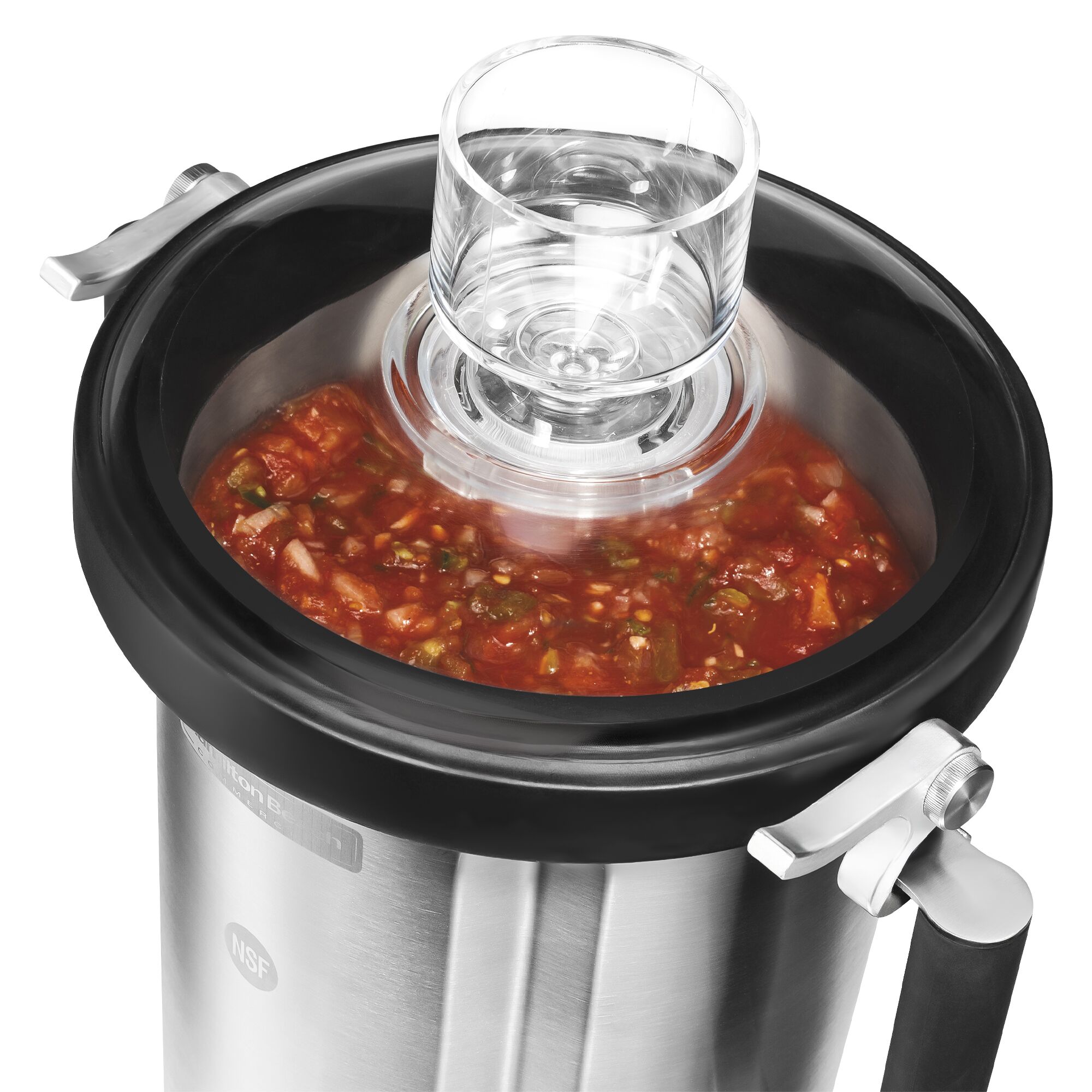 HAMILTON BEACH | Stainless Steel Blender Jug – 4 L – For FMHBC11S – With Clear Removable Lid, Measuring Cup & Blade