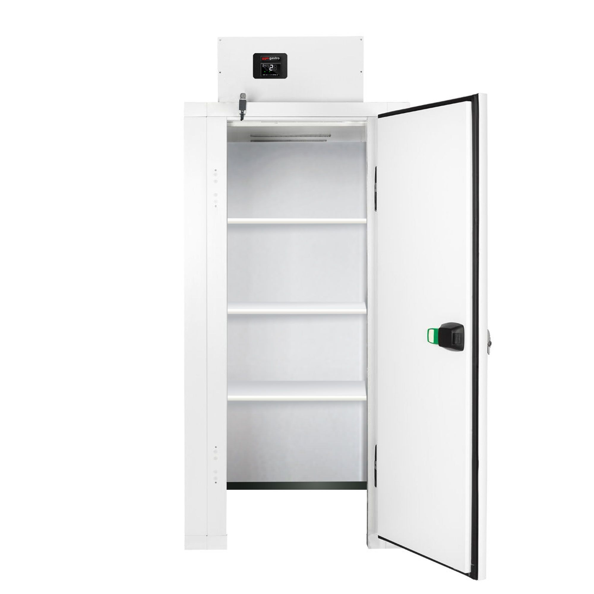 Chambre froide compacte - 1000 x 1100 mm - 1,59 m³ - avec 3 étagères