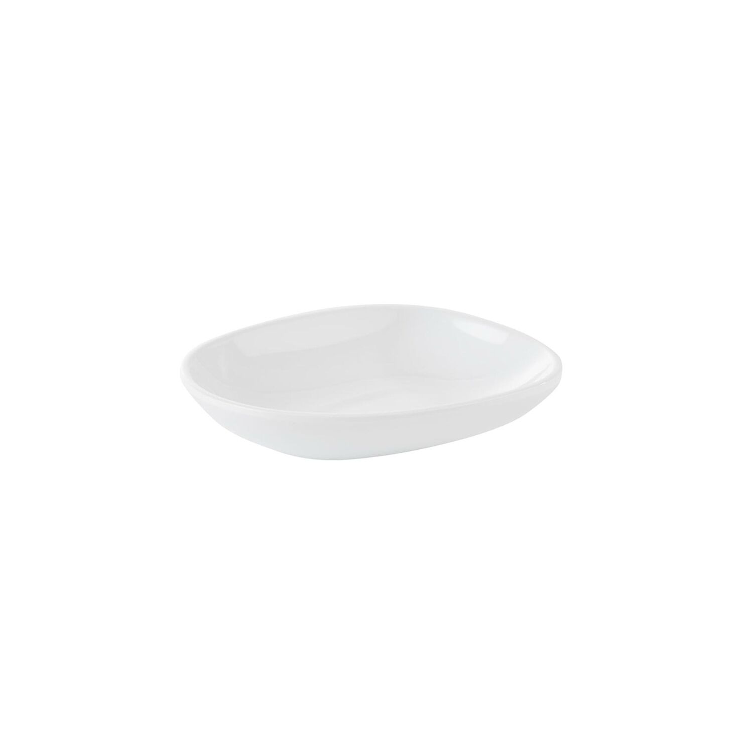 (20 pièces) Assiettes - MINI - Mélamine - 105 x 85 mm