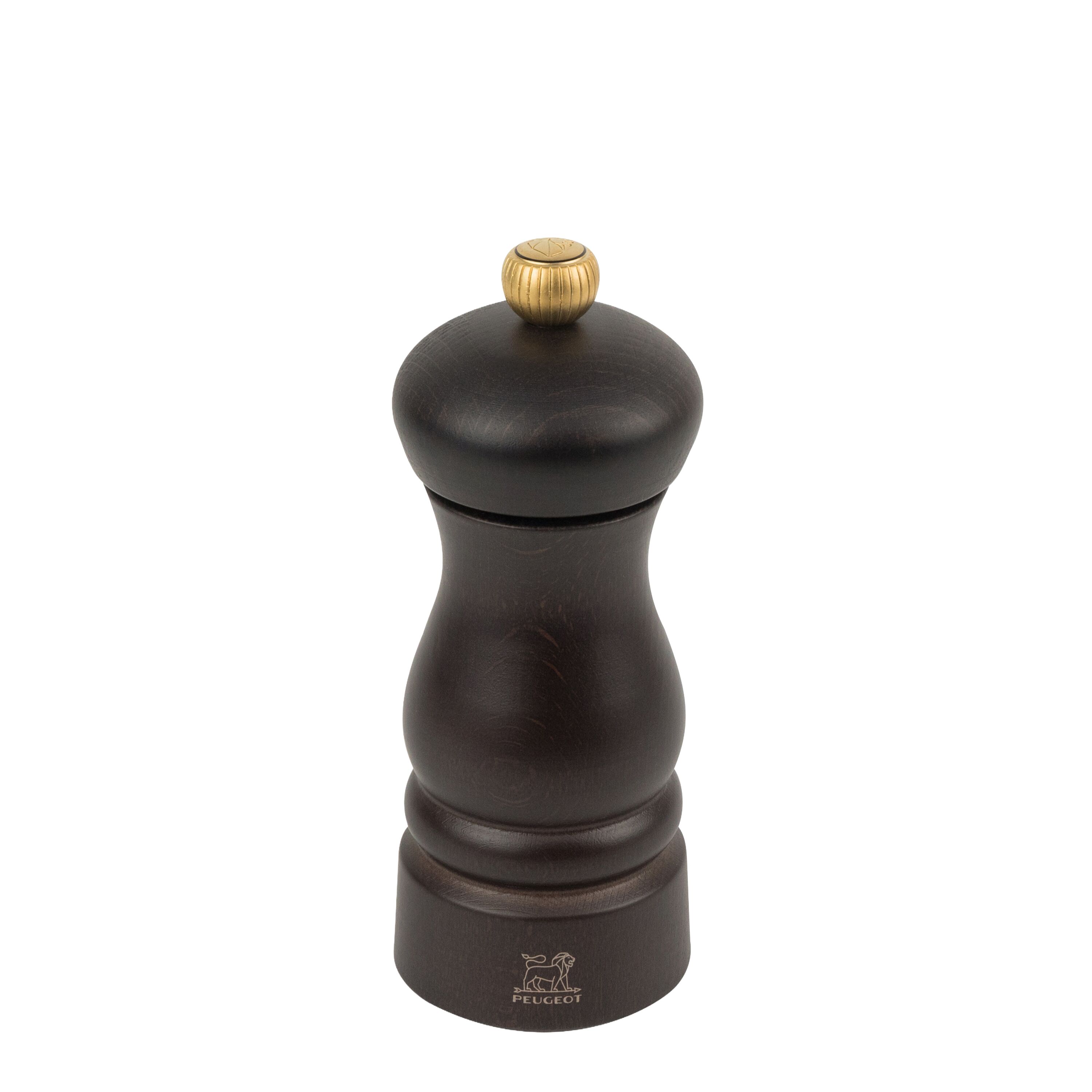 (6 pièces) PEUGEOT | CLERMONT - Moulin à poivre - Bois - Chocolat - Hauteur : 130 mm