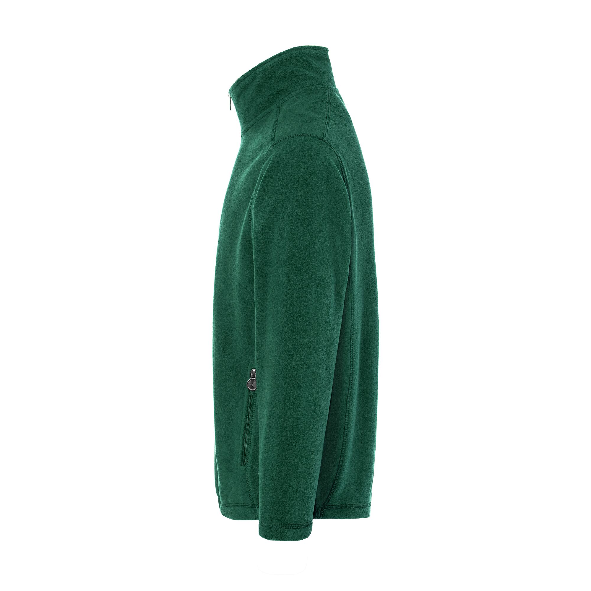 KARLOWSKY | Men's Work Fleece Jacket – Forest Green - L - Recycled Polyester - 60°C Washable